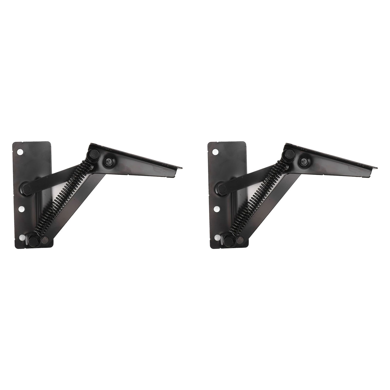 80 Degrees Shear Hinge Cold Rolled Steel Foldable Upturned Support Hinge for Cabinet Doors Bed Sofa - Image 2