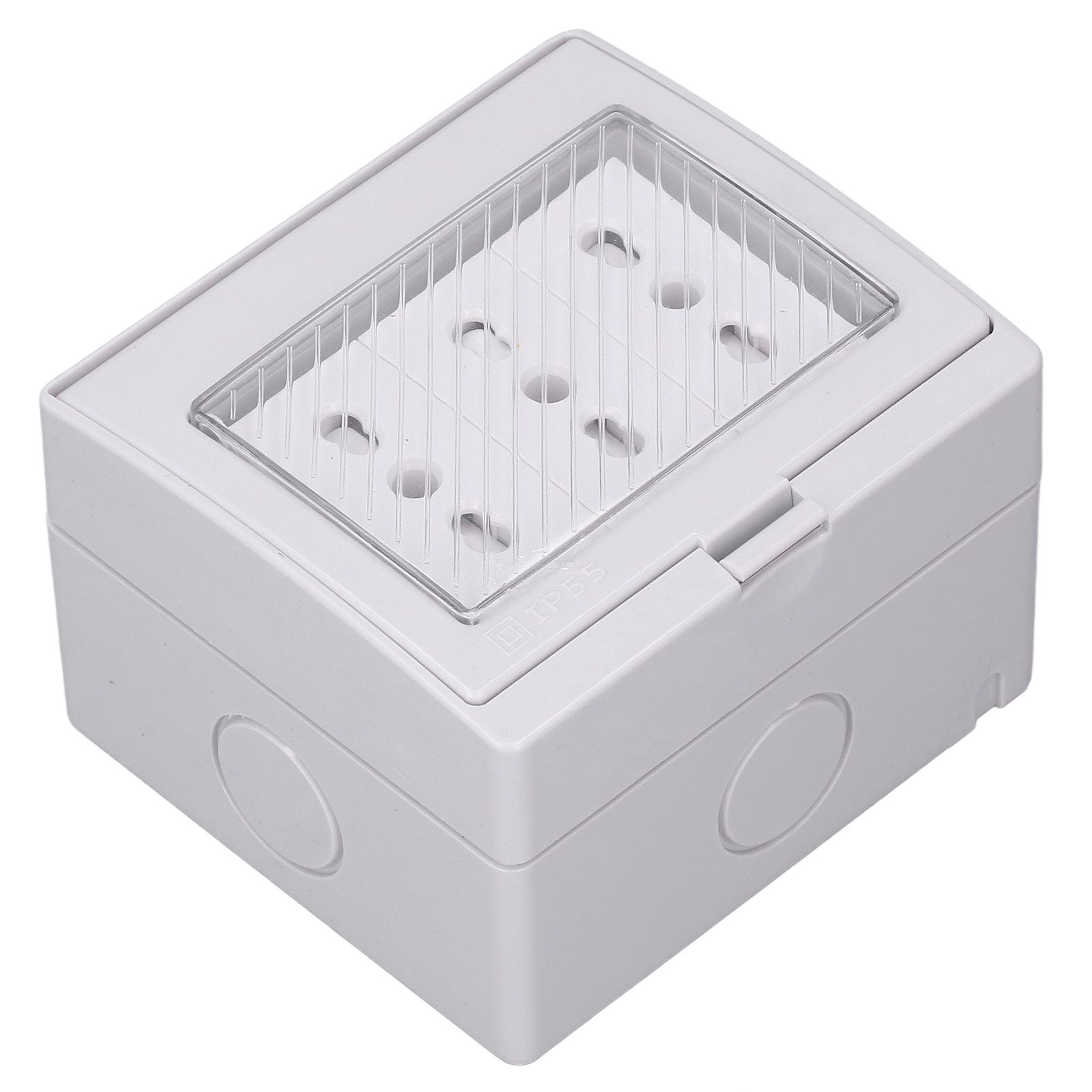 Waterproof Wall Socket IP55 Dustproof Flame Retardant Housing 3 Port Wall Outlet for Outdoor Italian Plug 110‑250V - Image 2