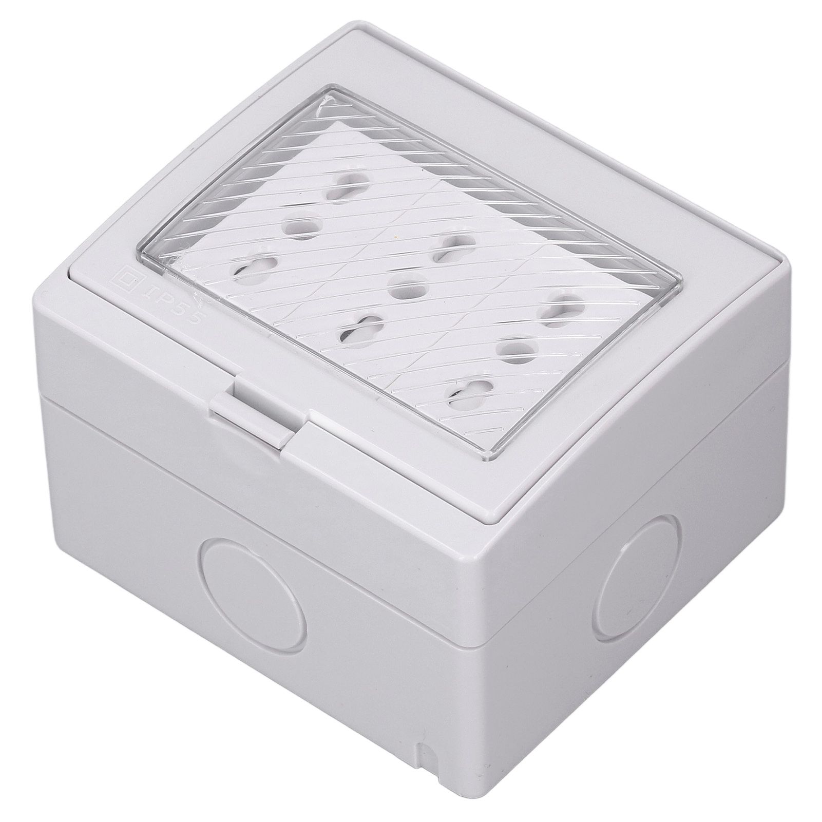 Waterproof Wall Socket IP55 Dustproof Flame Retardant Housing 3 Port Wall Outlet for Outdoor Italian Plug 110‑250V - Image 3