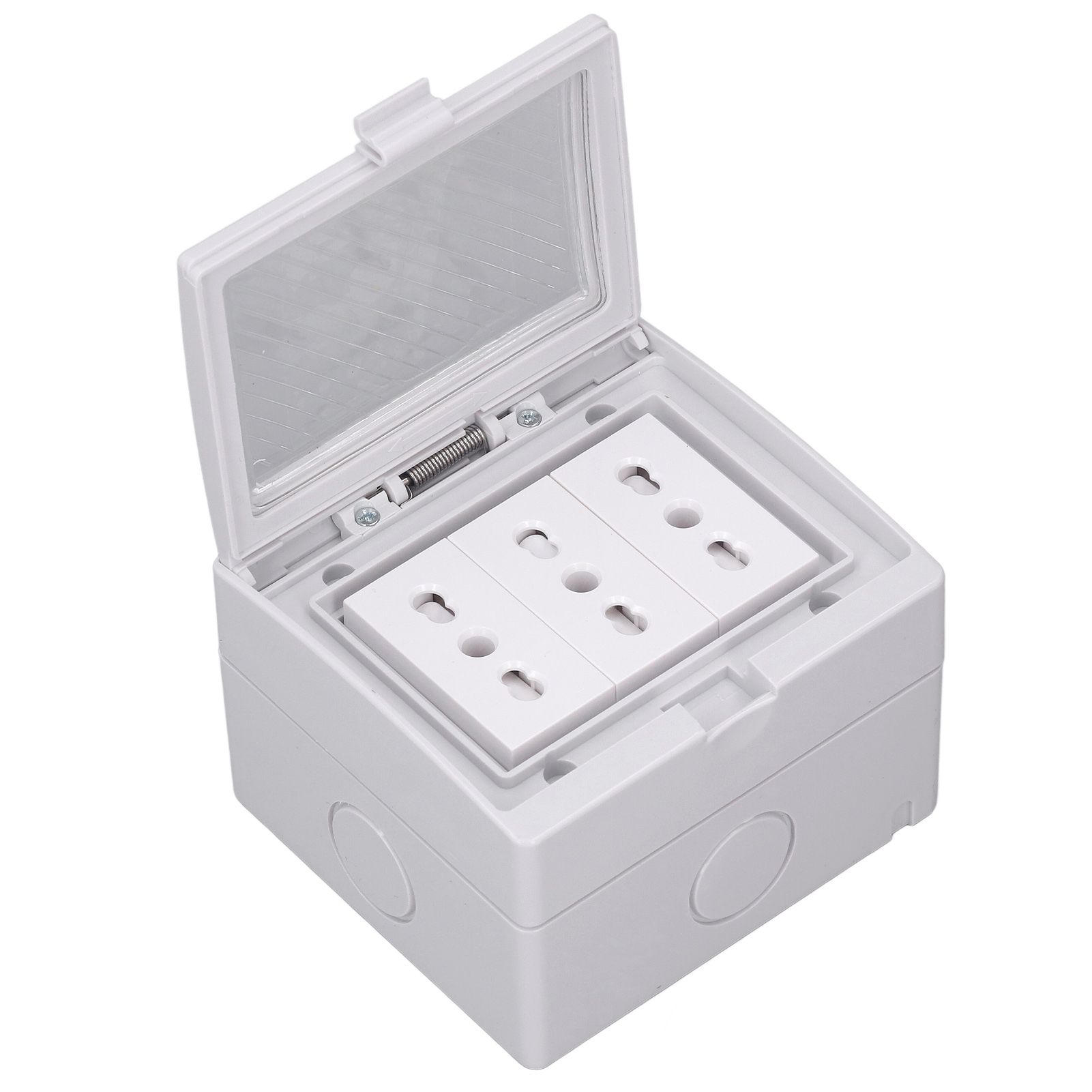 Waterproof Wall Socket IP55 Dustproof Flame Retardant Housing 3 Port Wall Outlet for Outdoor Italian Plug 110‑250V - Image 7