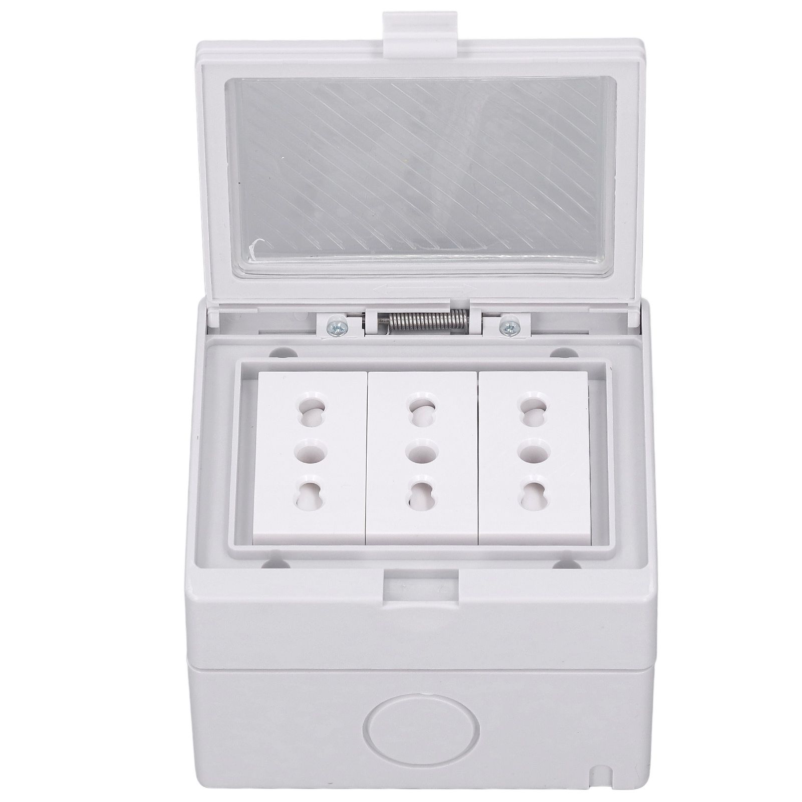 Waterproof Wall Socket IP55 Dustproof Flame Retardant Housing 3 Port Wall Outlet for Outdoor Italian Plug 110‑250V - Image 8