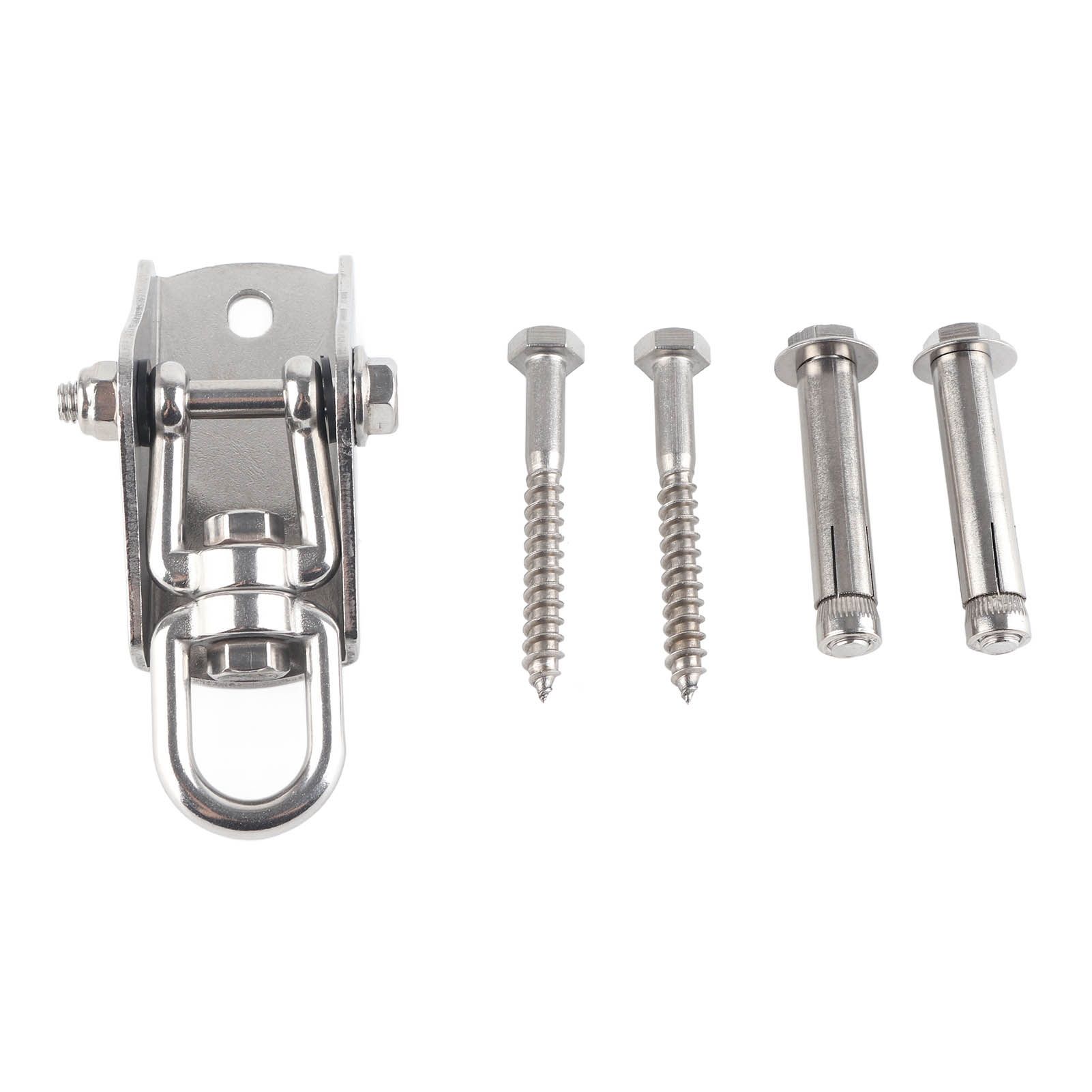 Hammock Hanging Kit Stainless Steel Heavy Duty Swing Hanger 360 Degree Rotate Swing Hanger Suspension Hooks - Image 1