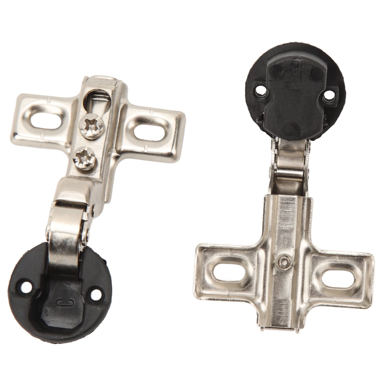 2pcs 26mm Hole Glass Hinge Mini Cabinet Hinge For Cabinet Glass Door - Image 3