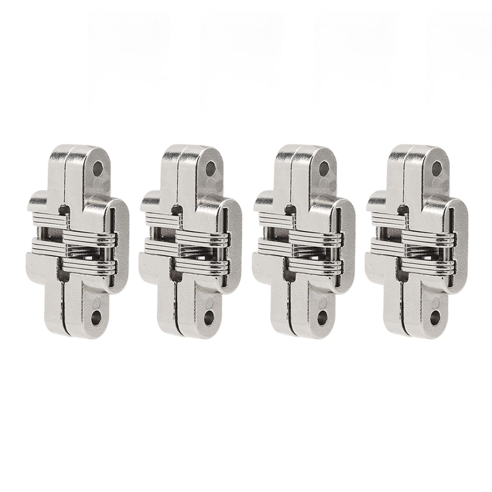 4Pcs Mini Zinc Alloy Cross Hidden Hinge 180 Degree Swing Jewelry Box Invisible Hinge - Image 1