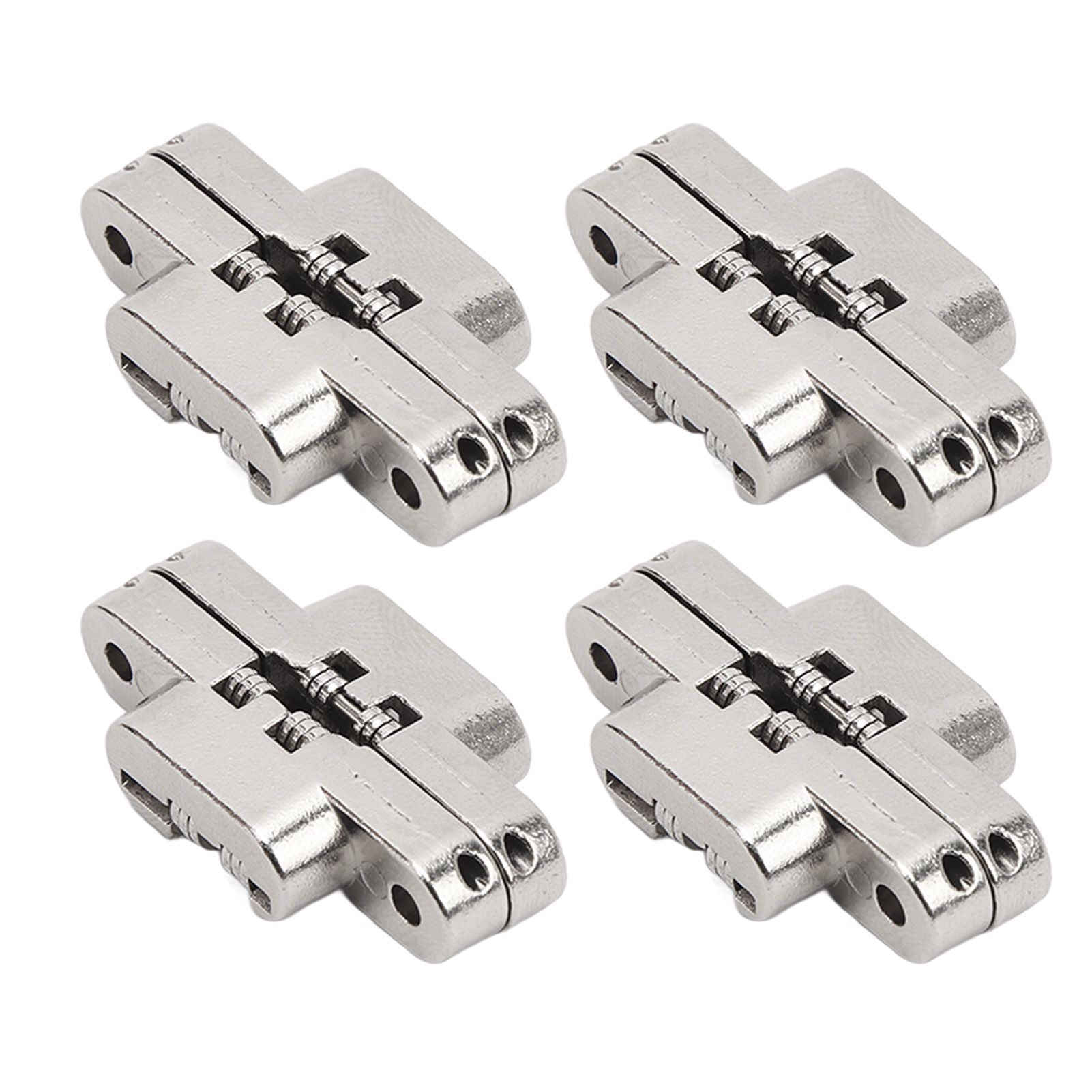 4Pcs Mini Zinc Alloy Cross Hidden Hinge 180 Degree Swing Jewelry Box Invisible Hinge - Image 4