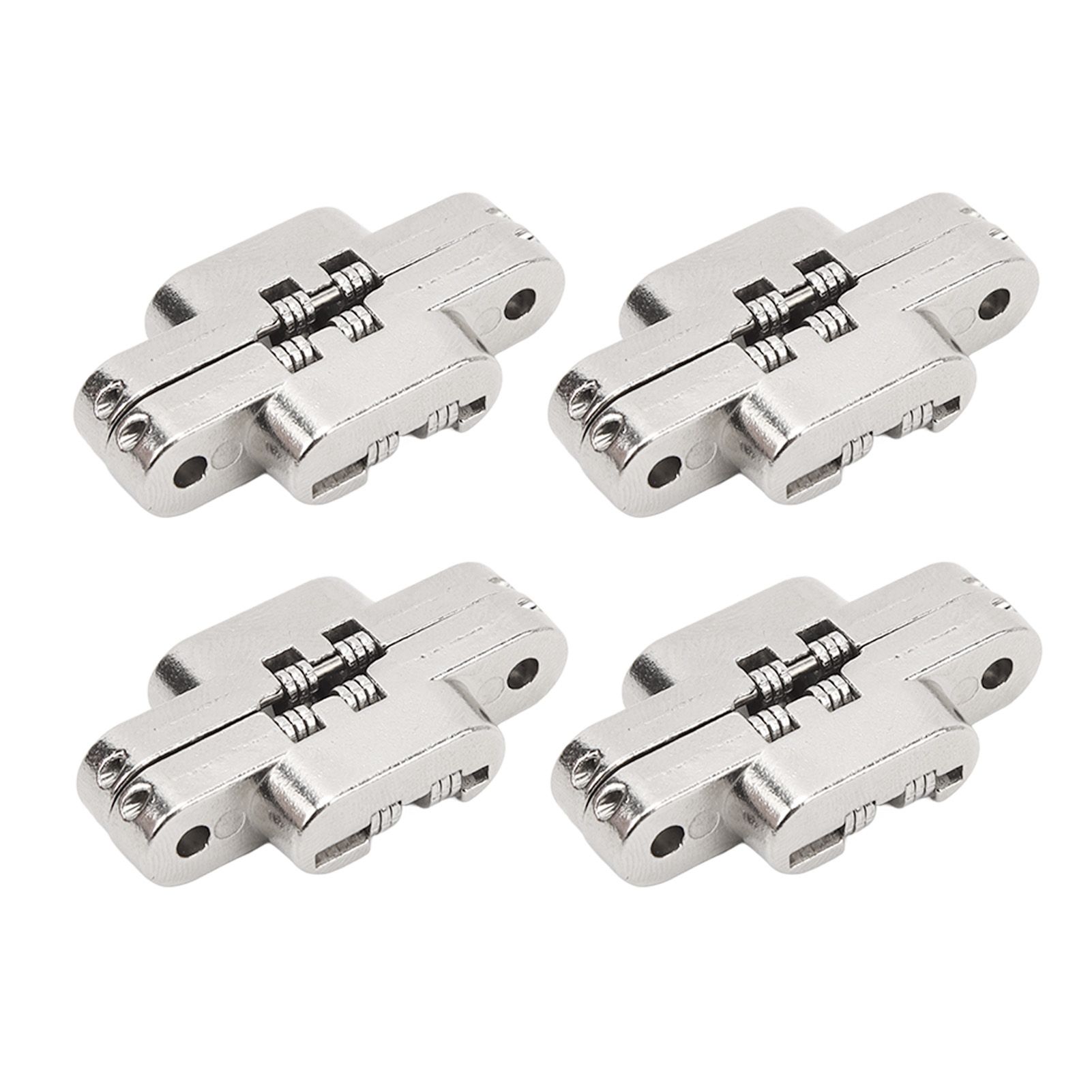 4Pcs Mini Zinc Alloy Cross Hidden Hinge 180 Degree Swing Jewelry Box Invisible Hinge - Image 5