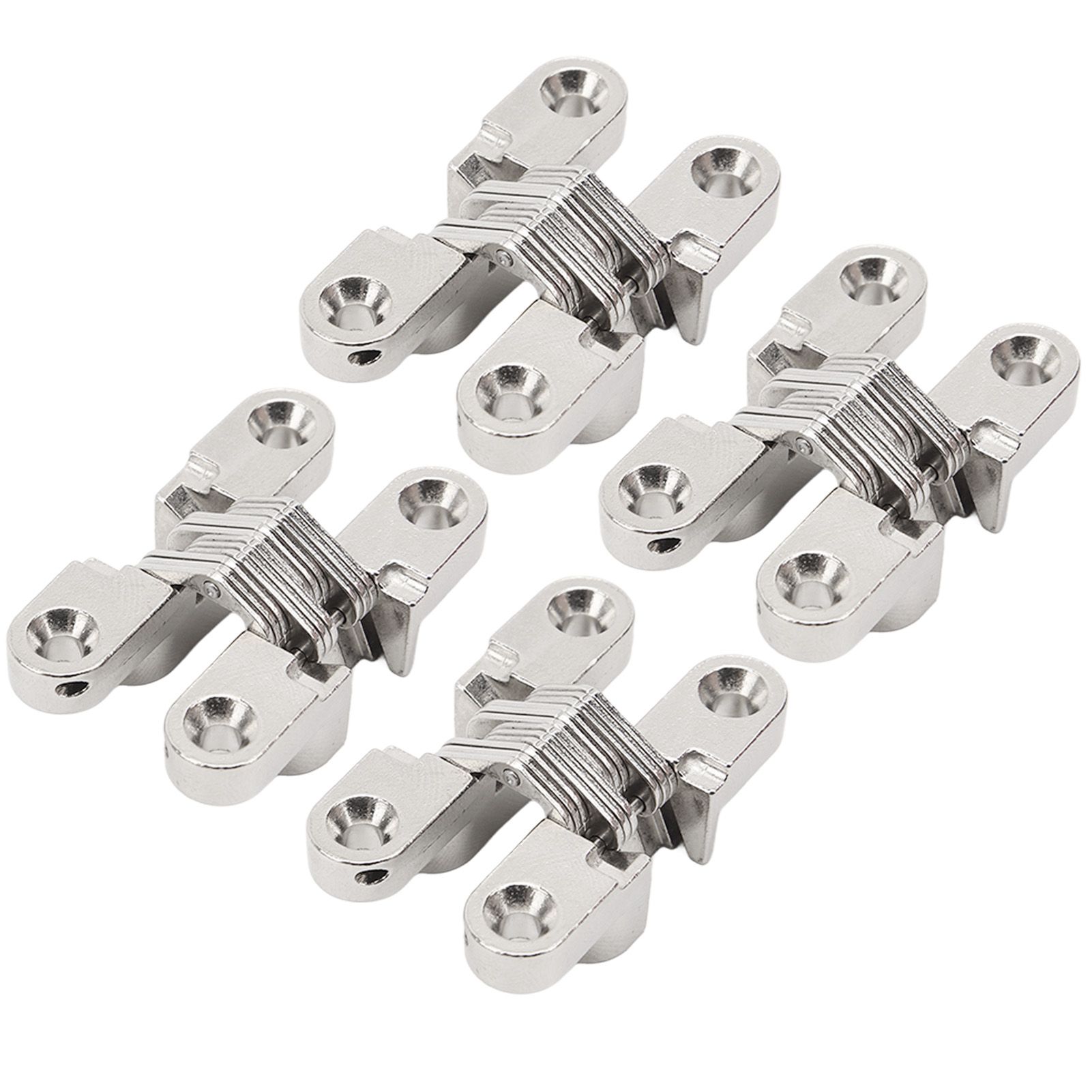 4Pcs Mini Zinc Alloy Cross Hidden Hinge 180 Degree Swing Jewelry Box Invisible Hinge - Image 7