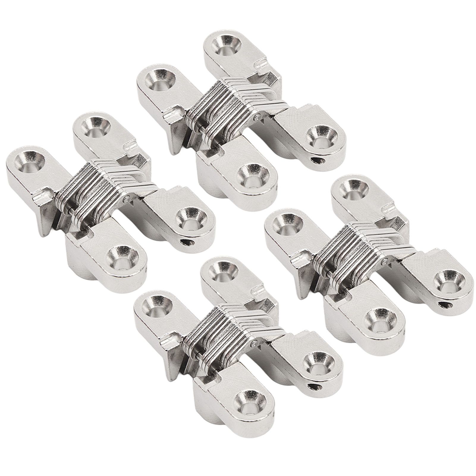 4Pcs Mini Zinc Alloy Cross Hidden Hinge 180 Degree Swing Jewelry Box Invisible Hinge - Image 8