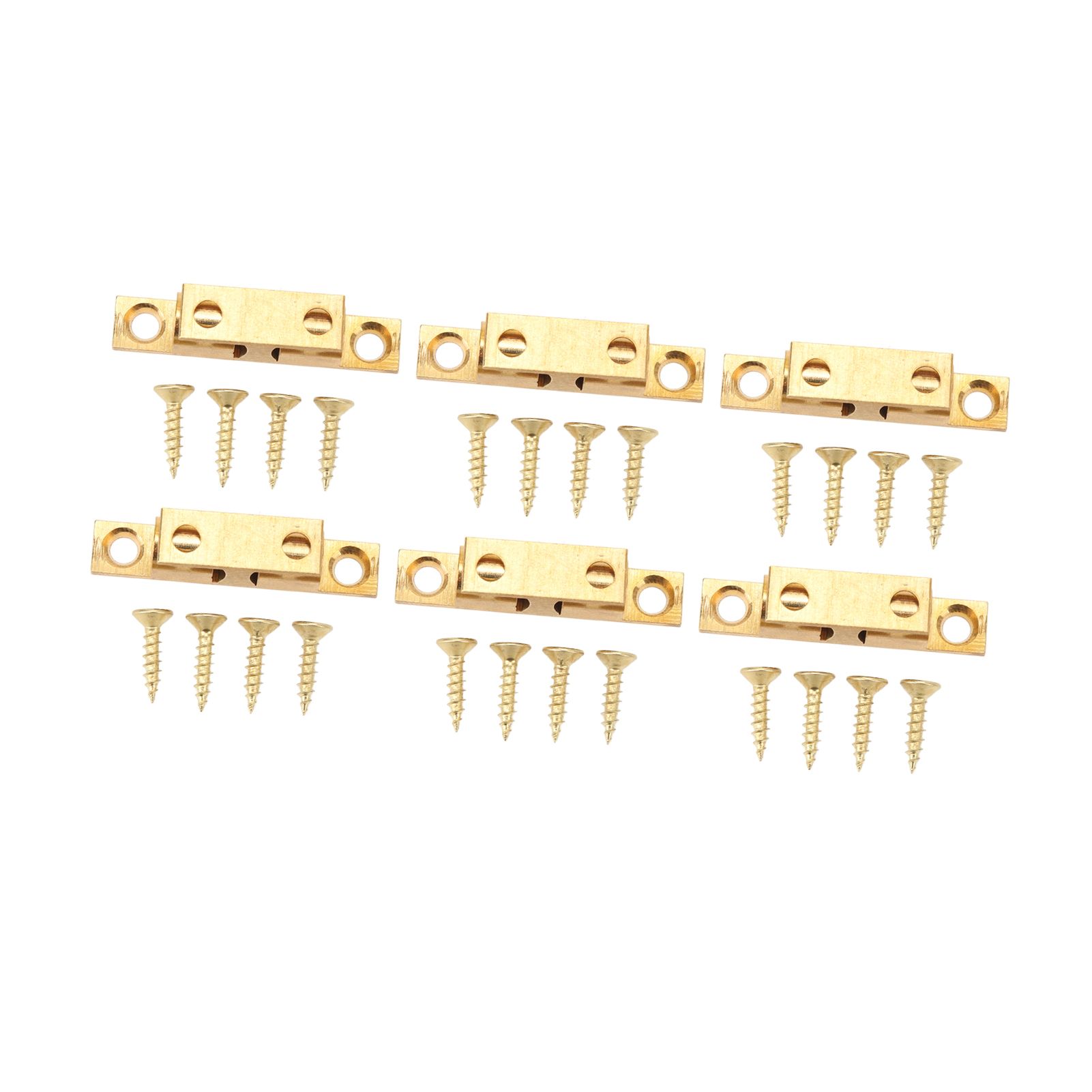6 Set Cabinet Door Catch Brass Cabinet Door Closet Ball Tension Catch Latch with Gold Screw for Most Cabinets 50mm / 2in - Image 4