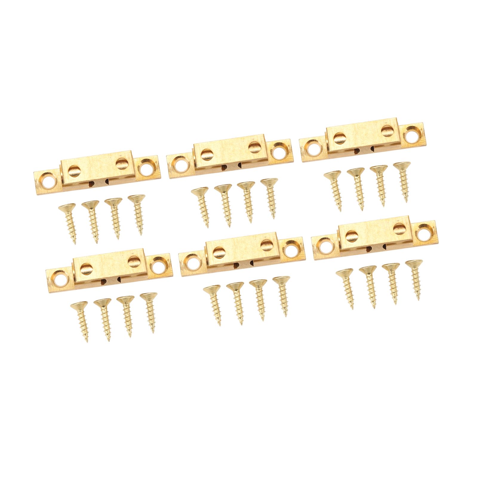 6 Set Cabinet Door Catch Brass Cabinet Door Closet Ball Tension Catch Latch with Gold Screw for Most Cabinets 50mm / 2in - Image 5
