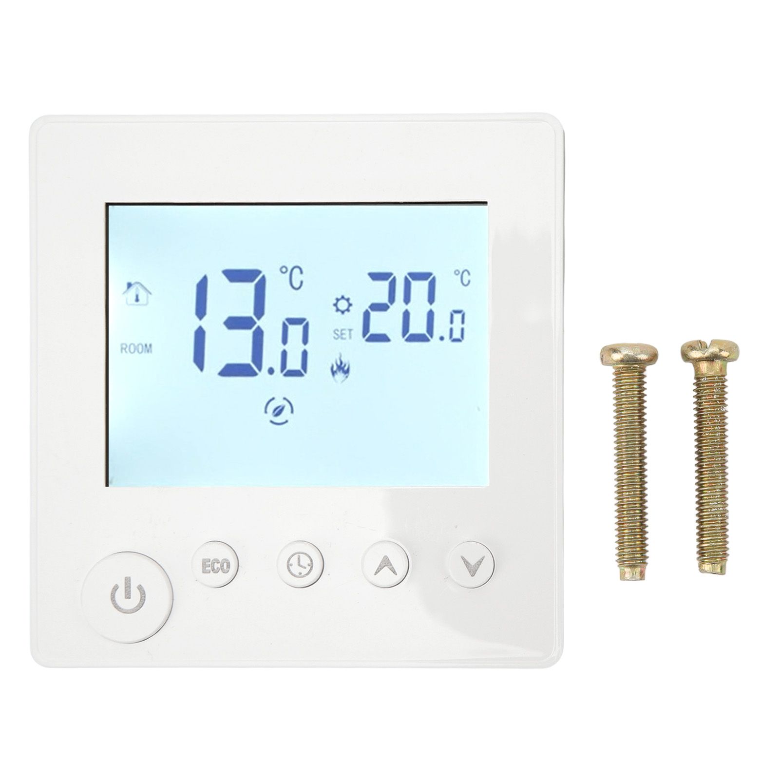 Floor Heating Thermostat Controller Programmable Control Panel LCD Display 90V‑240V for Home - Image 1