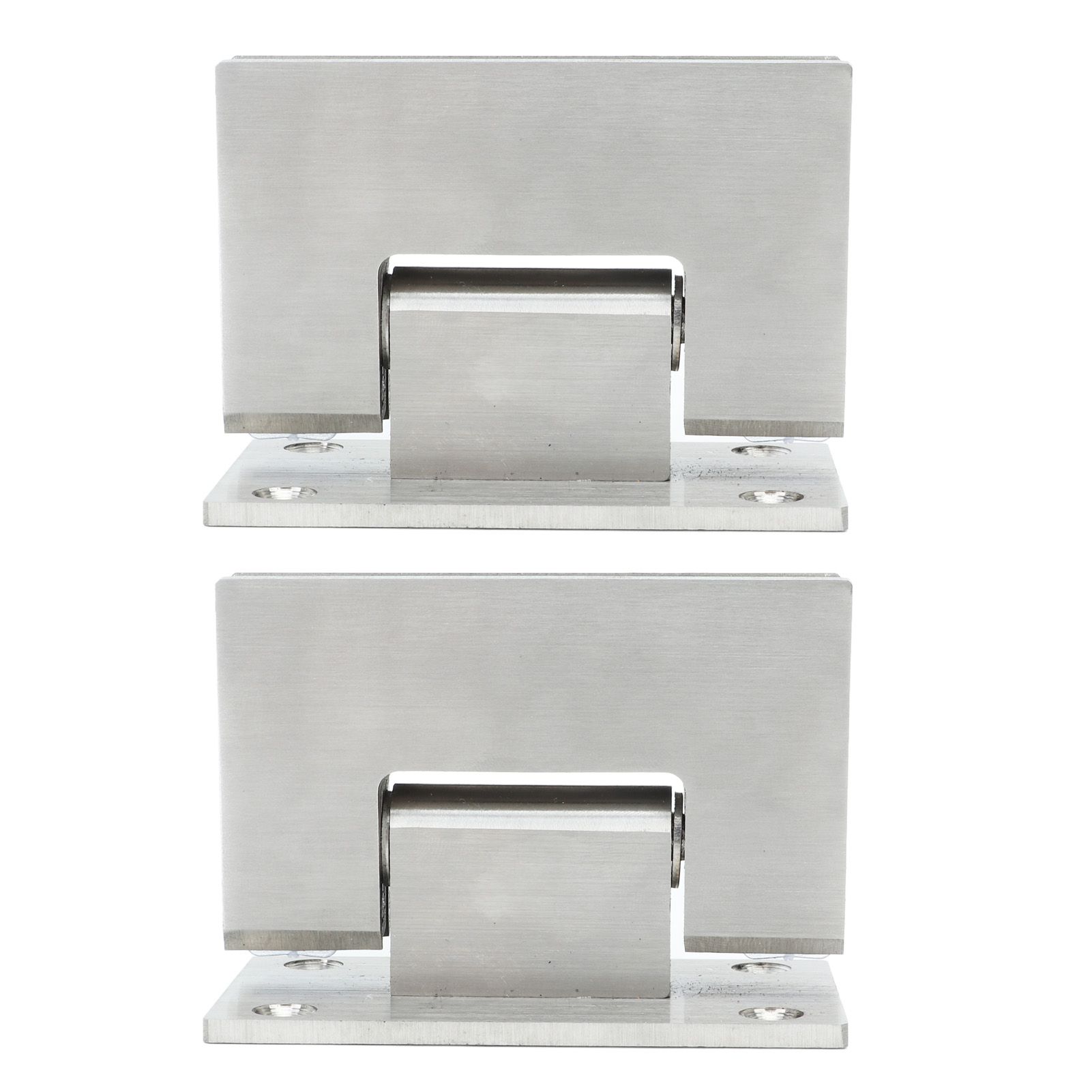 2Pcs Glass Door Hinge Heavy Duty Glass Door 90 Degree Hinges Durable Stainless Steel Bathroom Gate Clamp for Bathroom Toilet - Image 2
