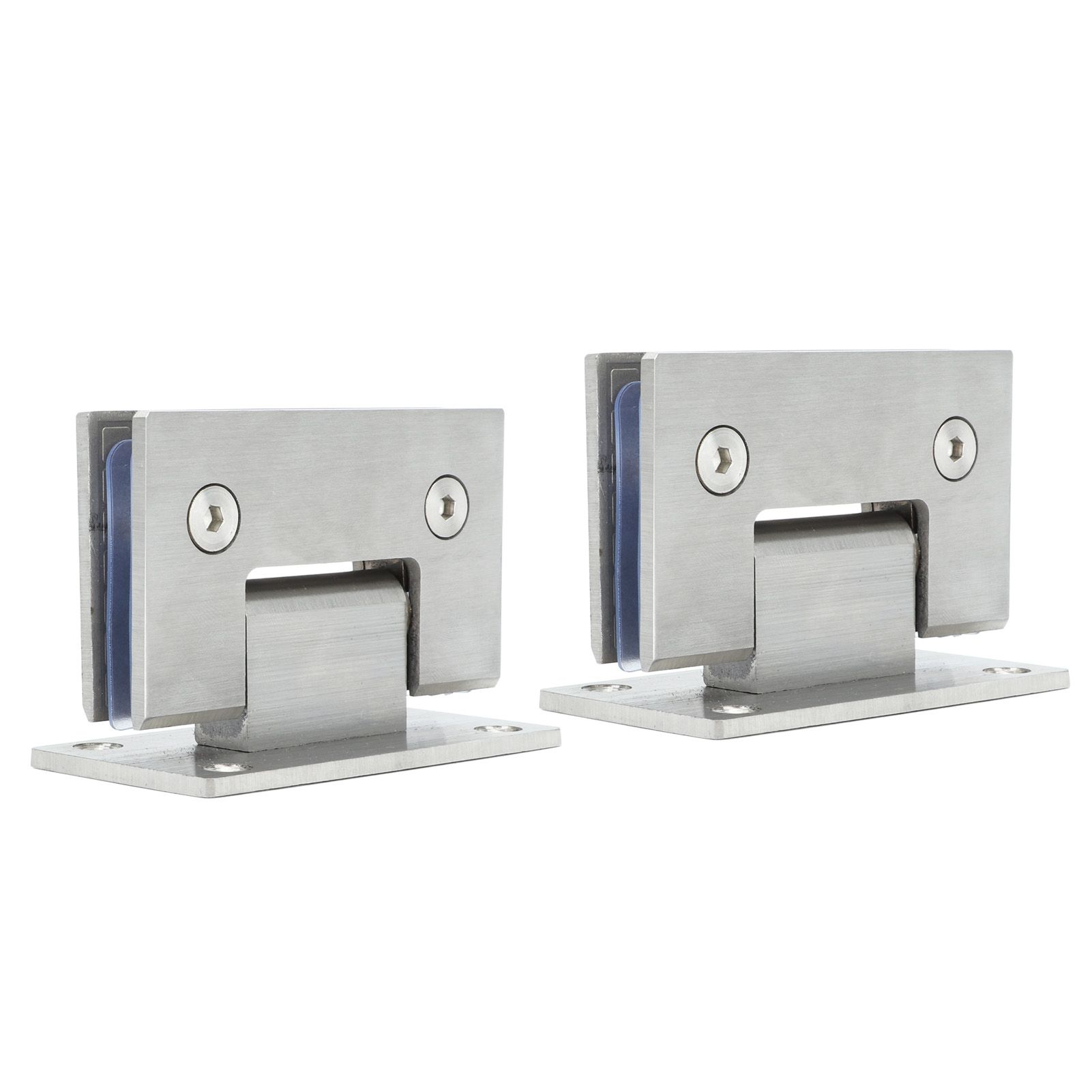 2Pcs Glass Door Hinge Heavy Duty Glass Door 90 Degree Hinges Durable Stainless Steel Bathroom Gate Clamp for Bathroom Toilet - Image 7