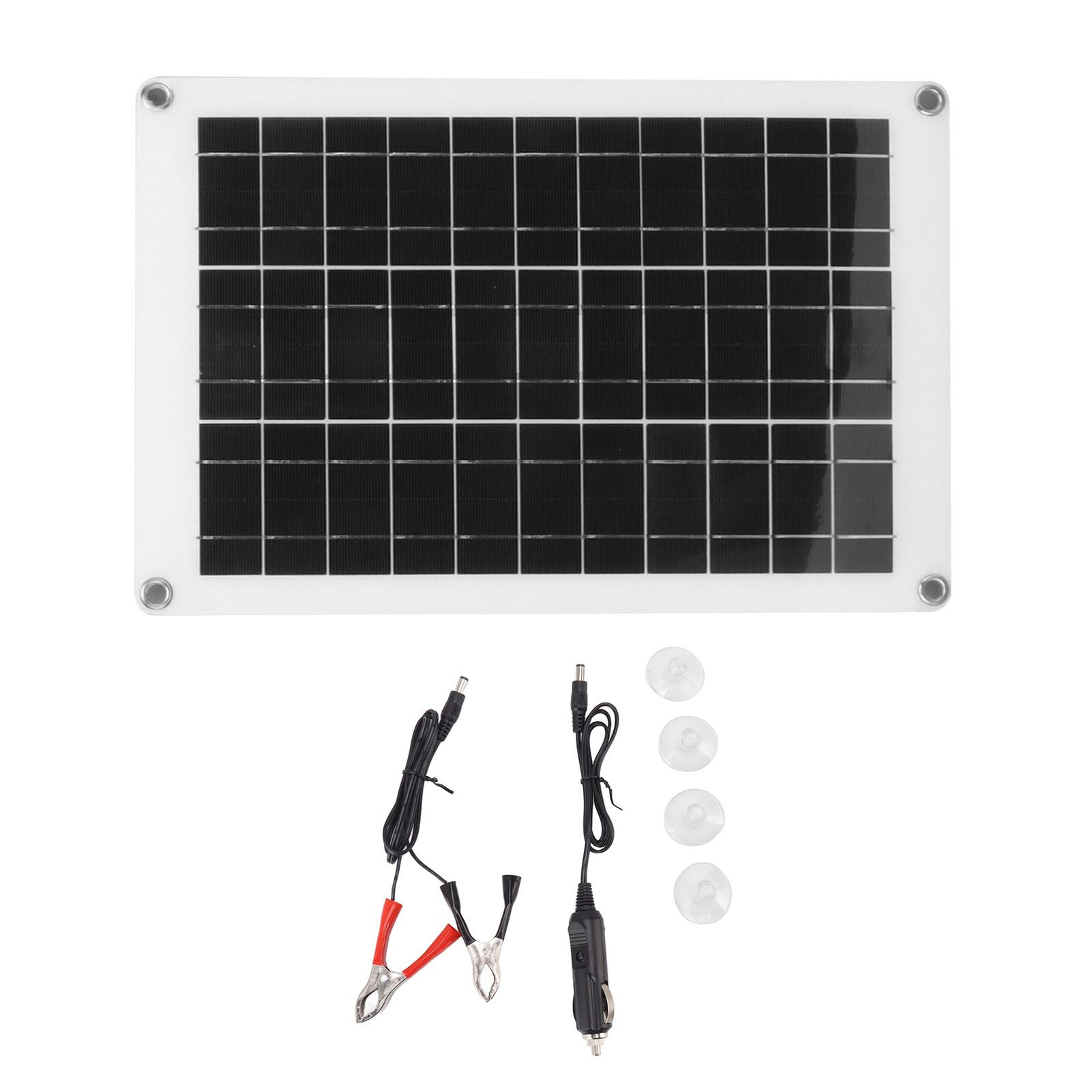 Solar Panel Kit Polycrystalline Silicon Waterproof Solar Panel Flexible Photovoltaic Panel Dual USB 20W 18V - Image 1