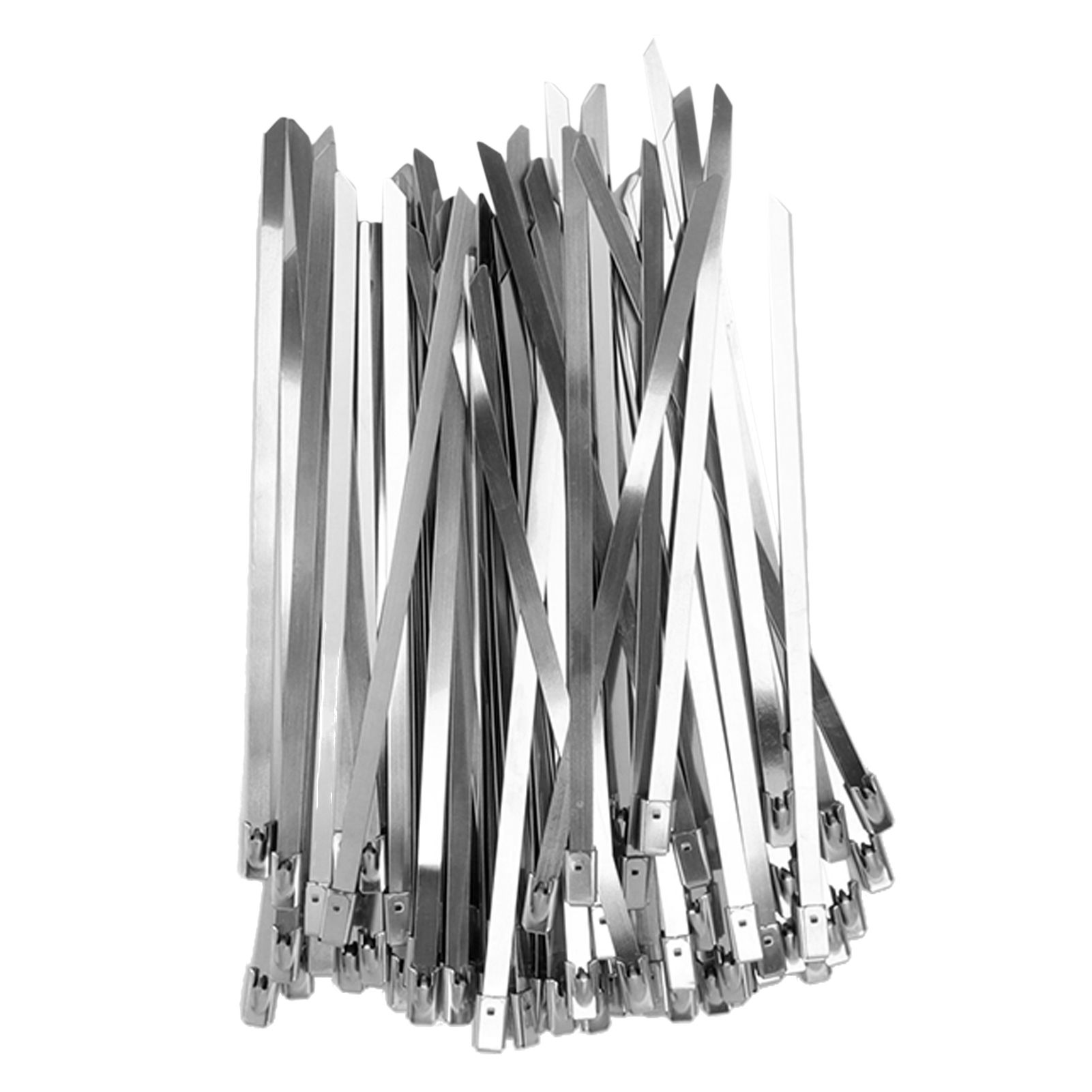 100Pcs Cable Tie Stainless Steel Hose Zip Tie Self Locking Set Kit for Wire Line Type A - Image 4