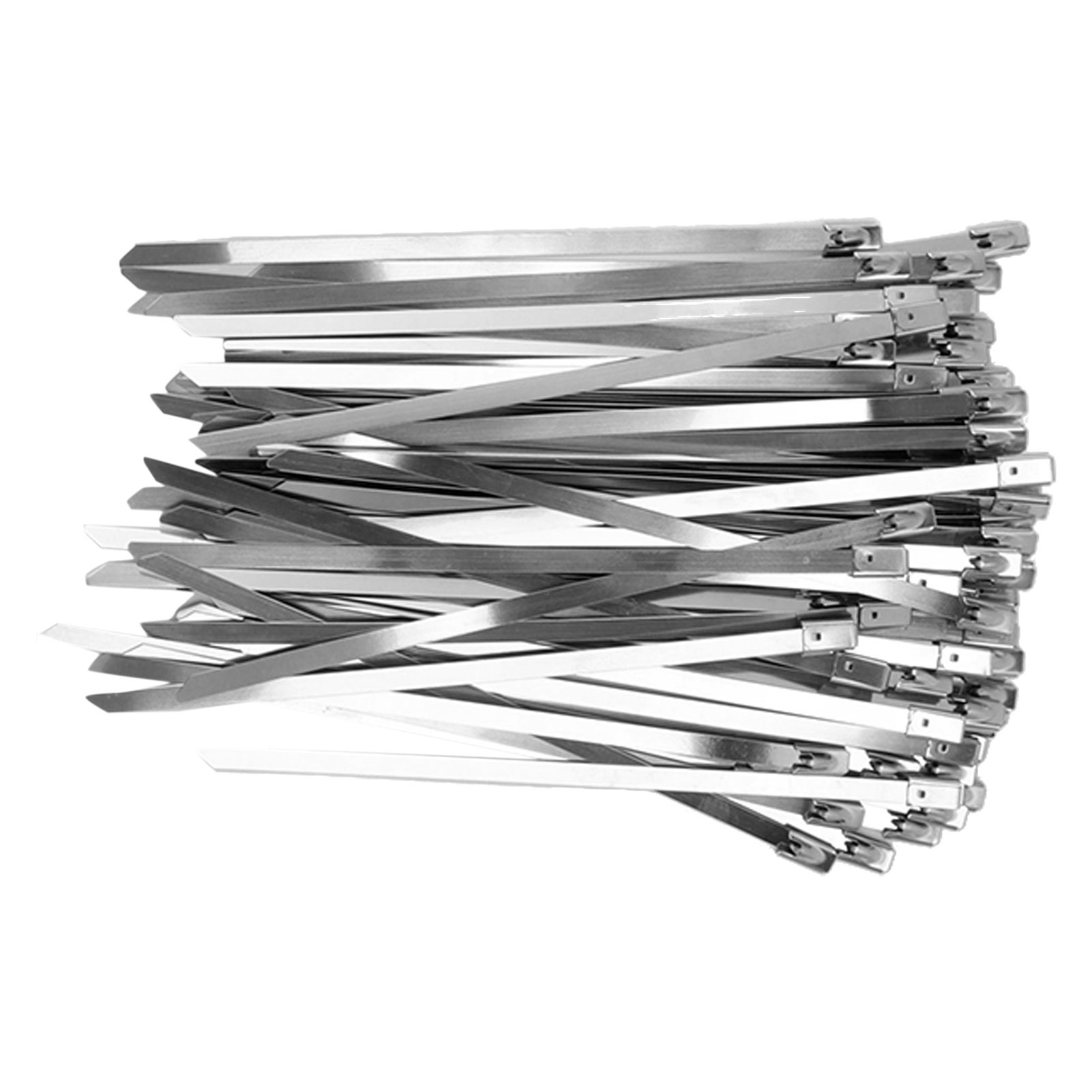 100Pcs Cable Tie Stainless Steel Hose Zip Tie Self Locking Set Kit for Wire Line Type A - Image 6