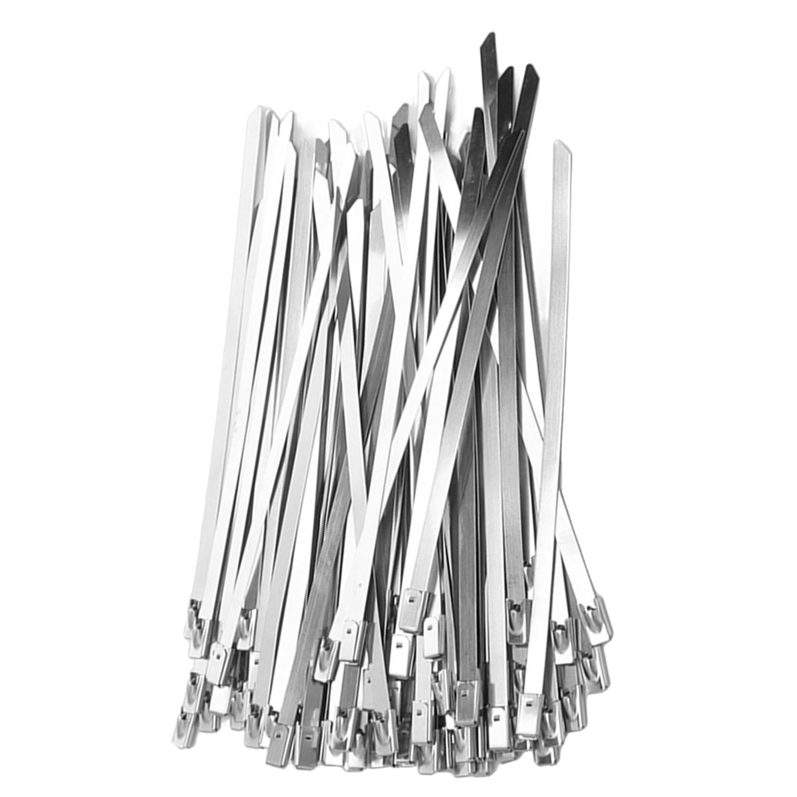 100Pcs Cable Tie Stainless Steel Hose Zip Tie Self Locking Set Kit for Wire Line Type A - Image 8