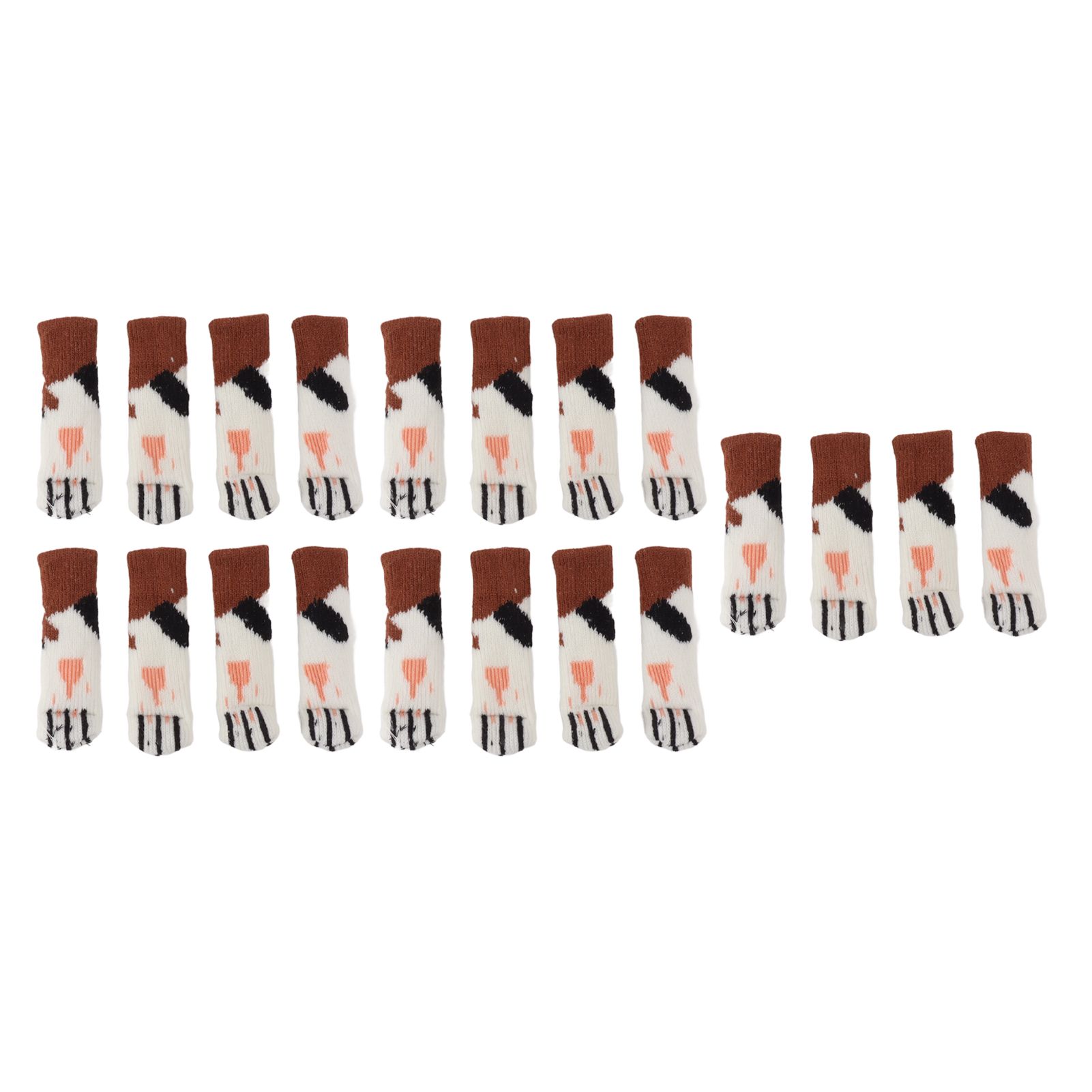 20Pcs Cat Paw Pattern Table Leg Protection Cover Thickened Furniture Chair Leg Feet Floor Protector for 7‑18cm - Image 1