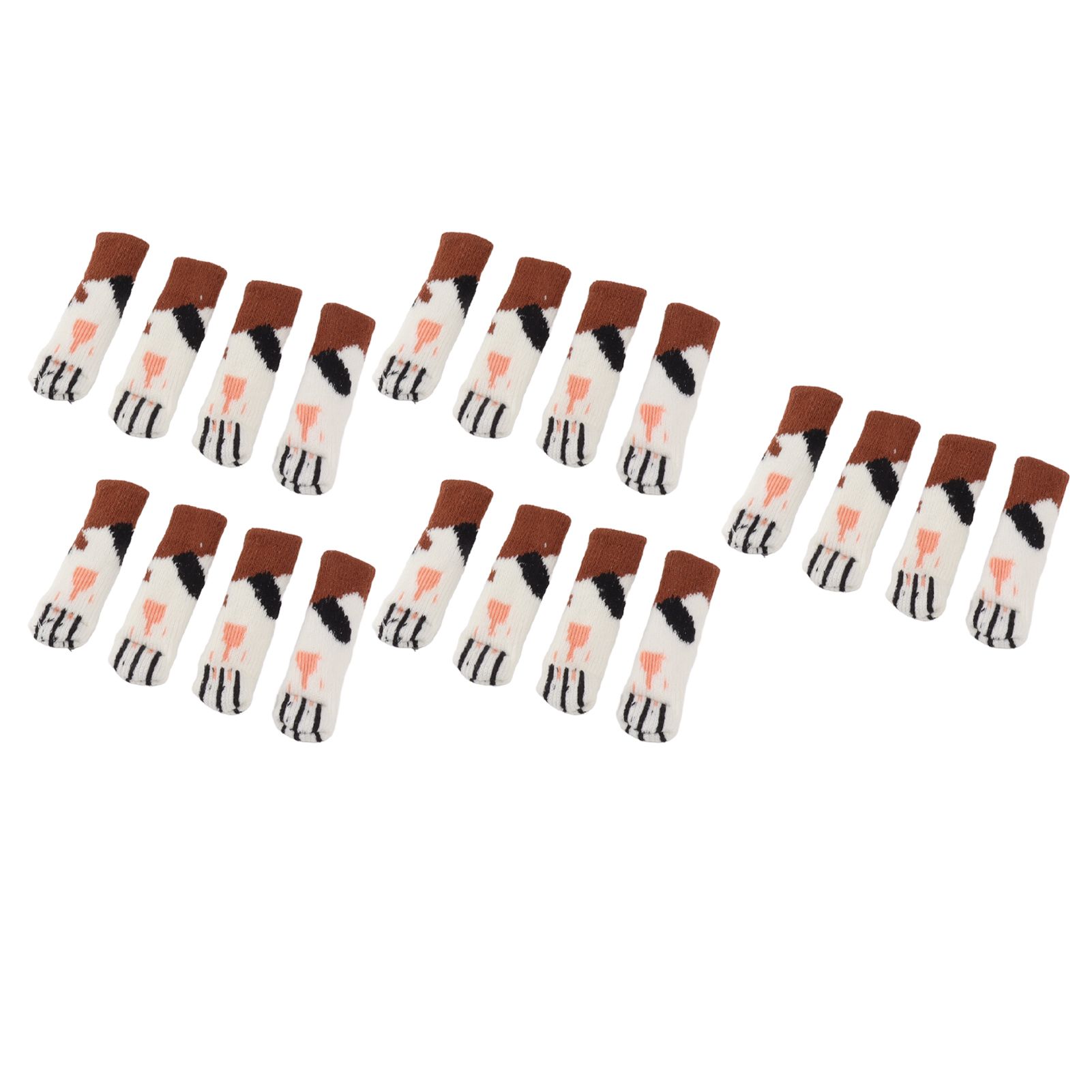 20Pcs Cat Paw Pattern Table Leg Protection Cover Thickened Furniture Chair Leg Feet Floor Protector for 7‑18cm - Image 2