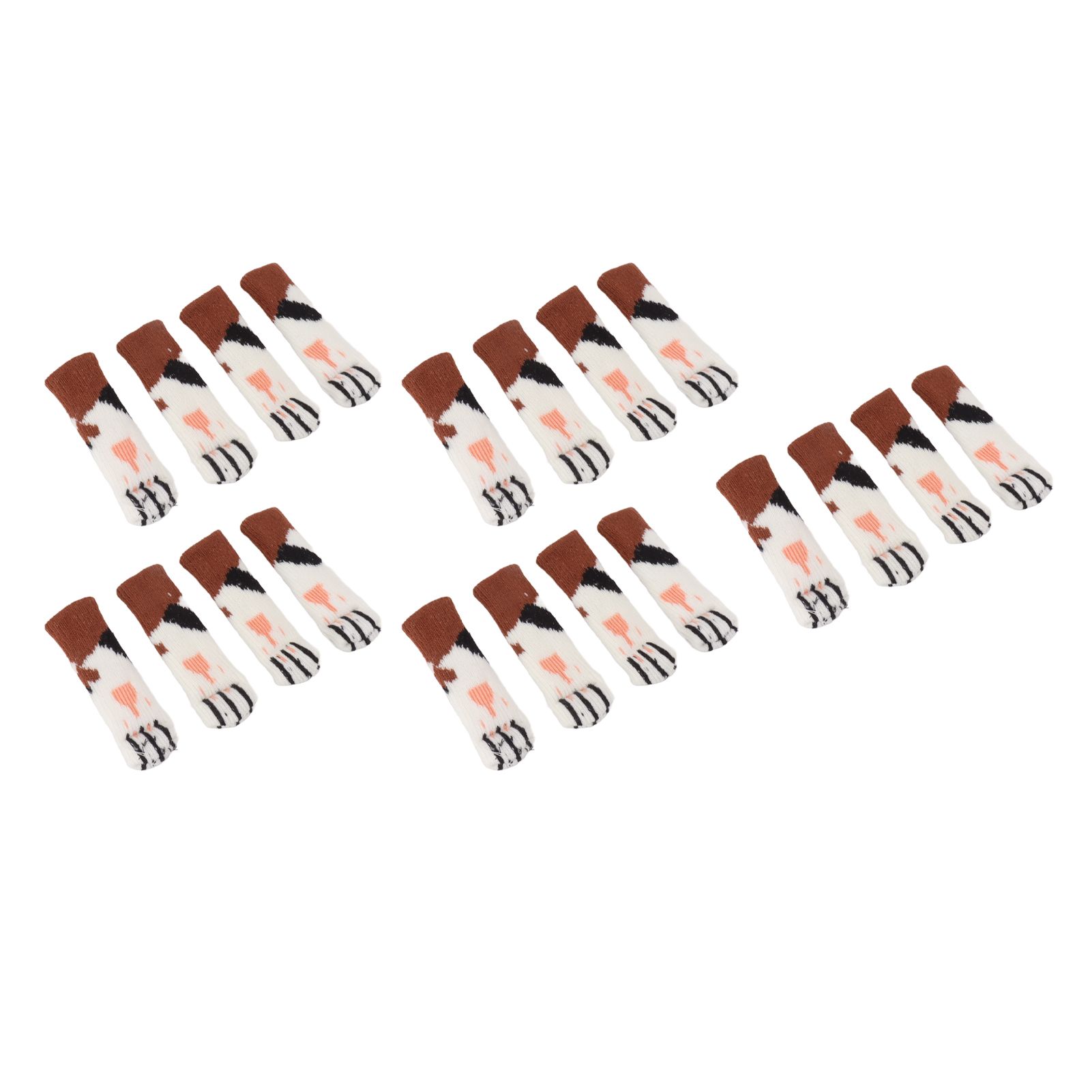 20Pcs Cat Paw Pattern Table Leg Protection Cover Thickened Furniture Chair Leg Feet Floor Protector for 7‑18cm - Image 3
