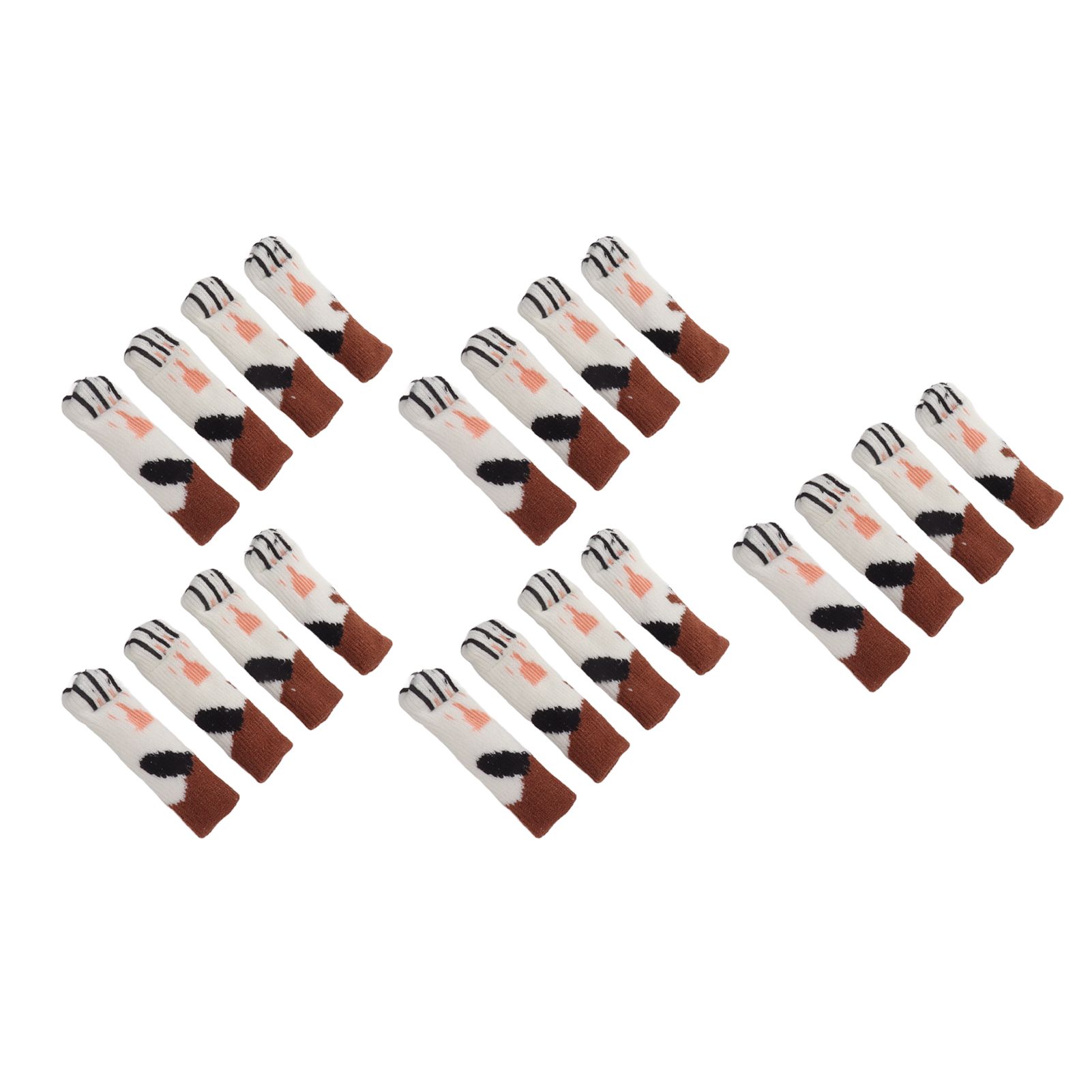20Pcs Cat Paw Pattern Table Leg Protection Cover Thickened Furniture Chair Leg Feet Floor Protector for 7‑18cm - Image 4