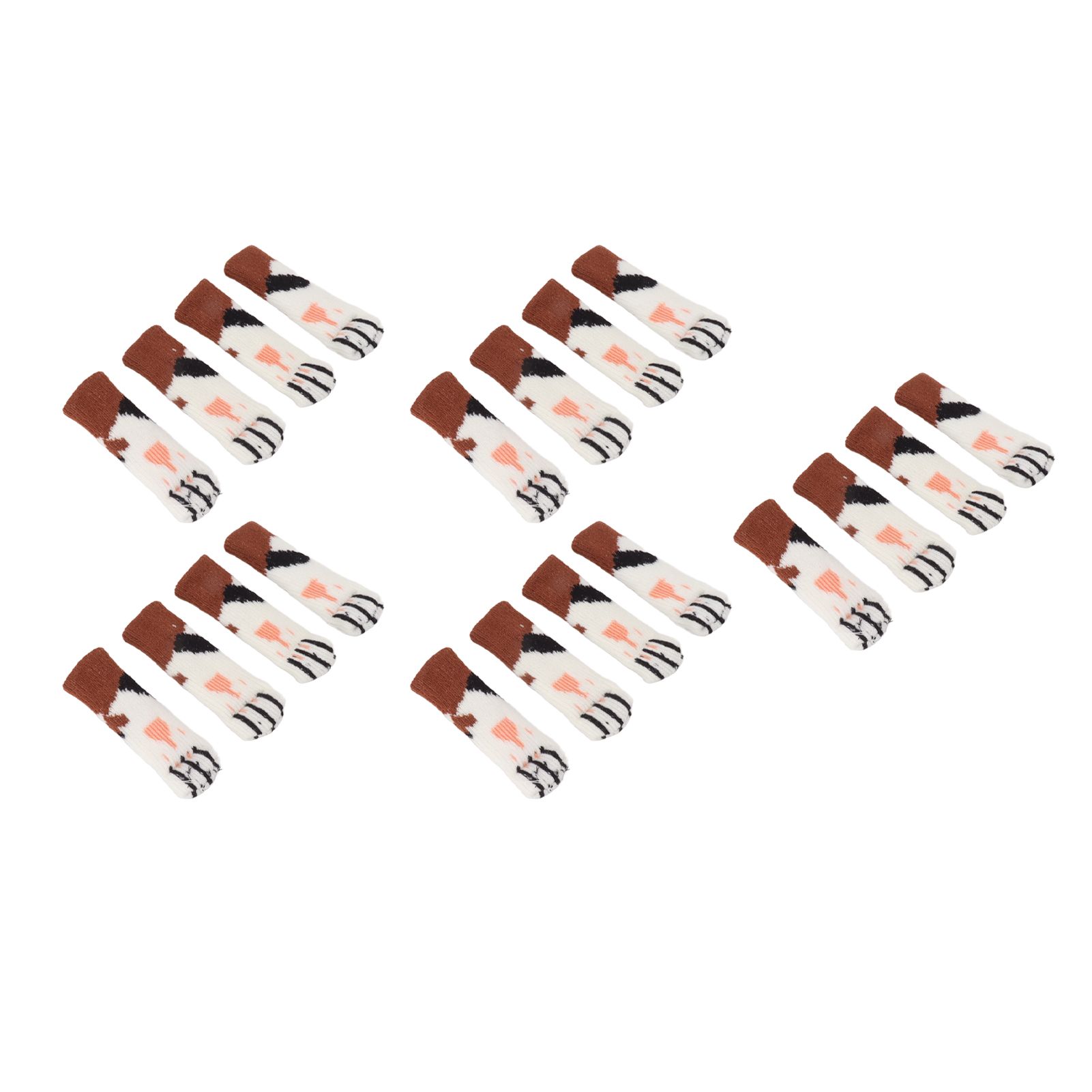 20Pcs Cat Paw Pattern Table Leg Protection Cover Thickened Furniture Chair Leg Feet Floor Protector for 7‑18cm - Image 5