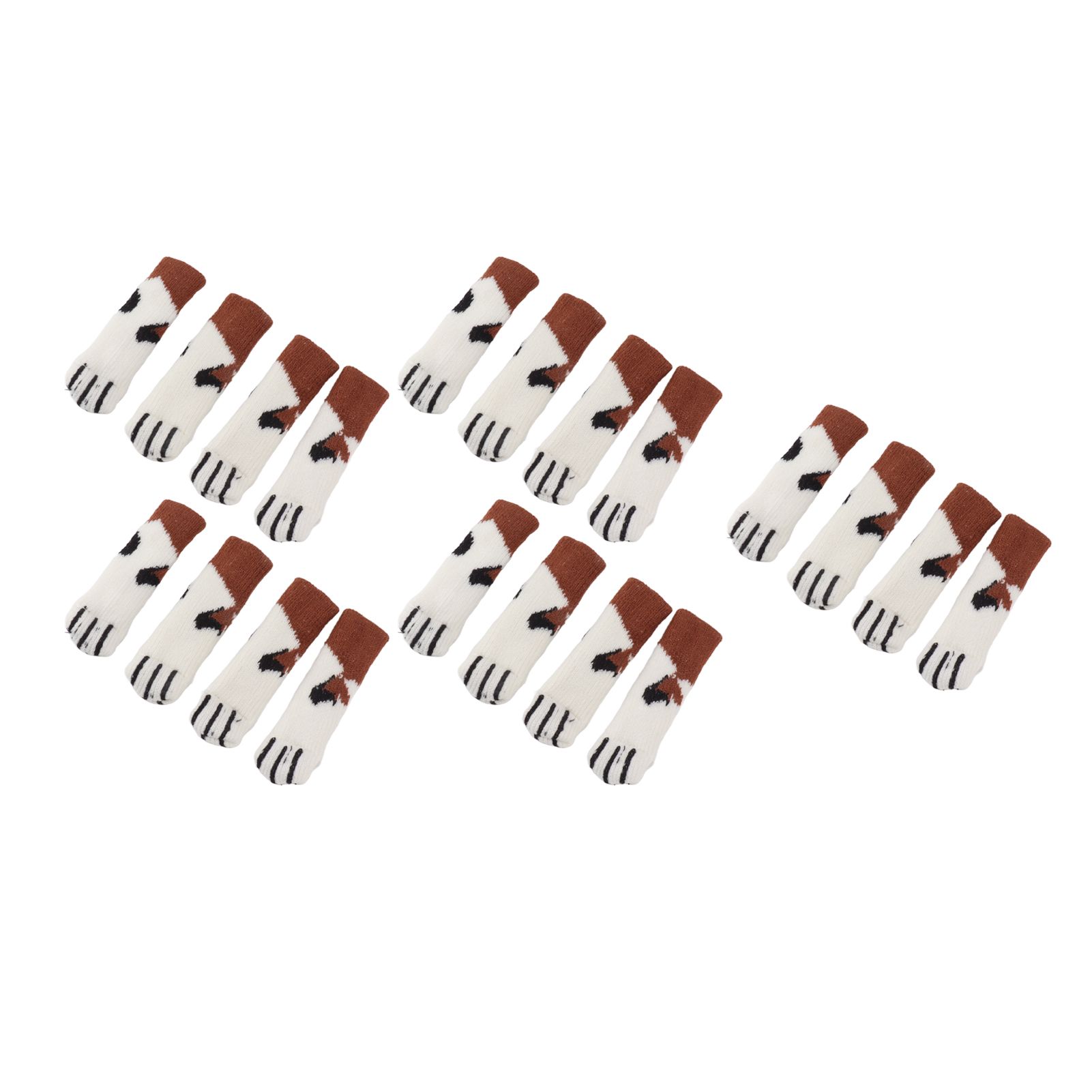 20Pcs Cat Paw Pattern Table Leg Protection Cover Thickened Furniture Chair Leg Feet Floor Protector for 7‑18cm - Image 6