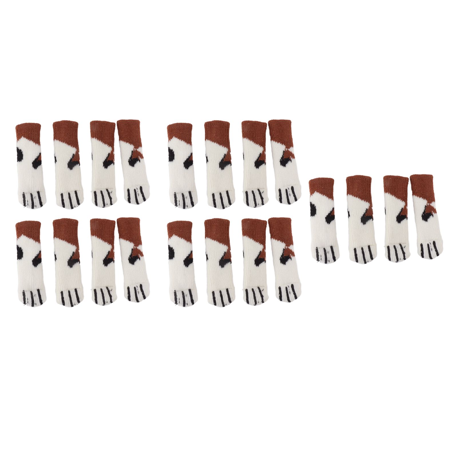 20Pcs Cat Paw Pattern Table Leg Protection Cover Thickened Furniture Chair Leg Feet Floor Protector for 7‑18cm - Image 7