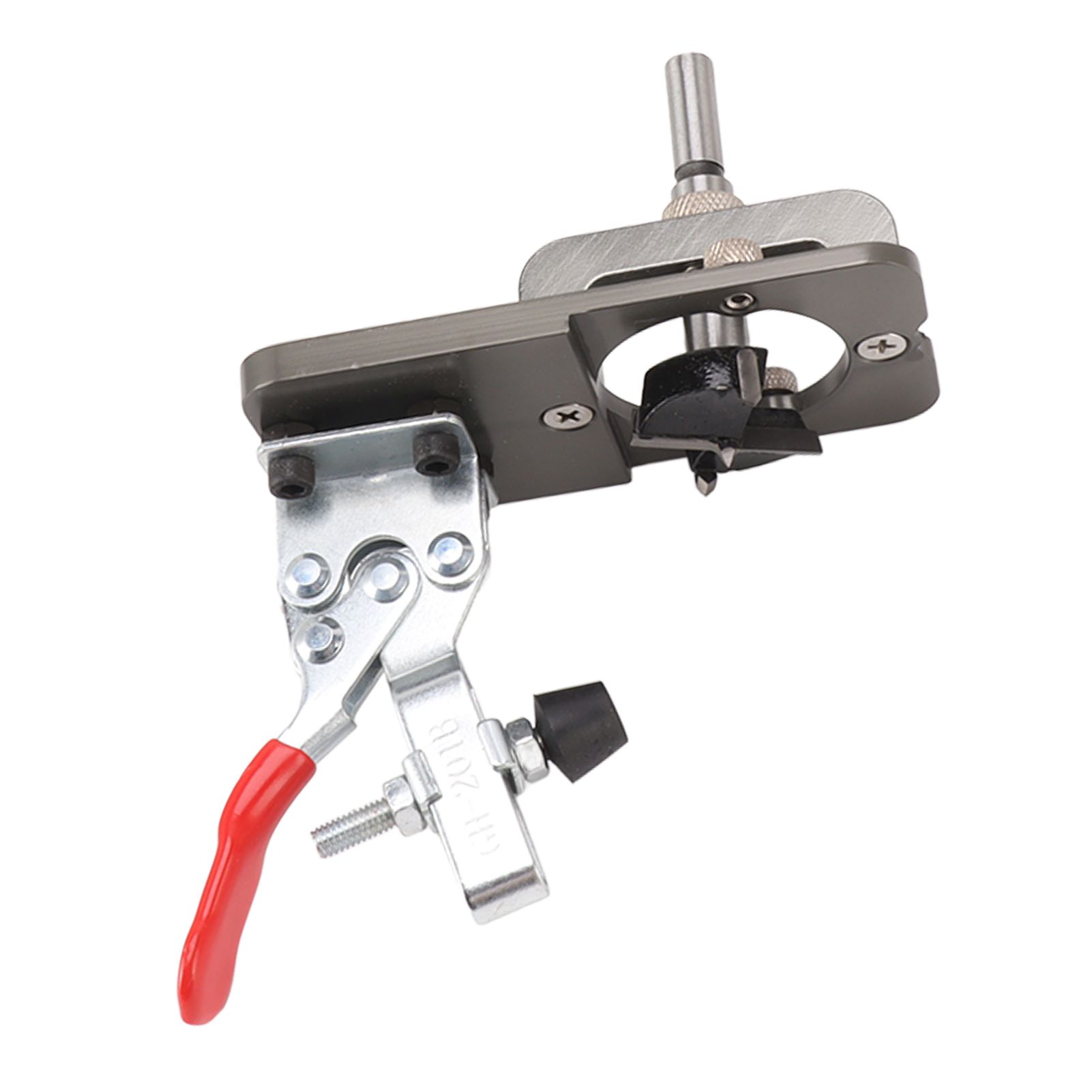 35mm Concealed Hinge Boring Jig Kit Aluminum Alloy Woodworking Hole Drilling Guide Locator with Fixture for Door Cabinet - Image 3