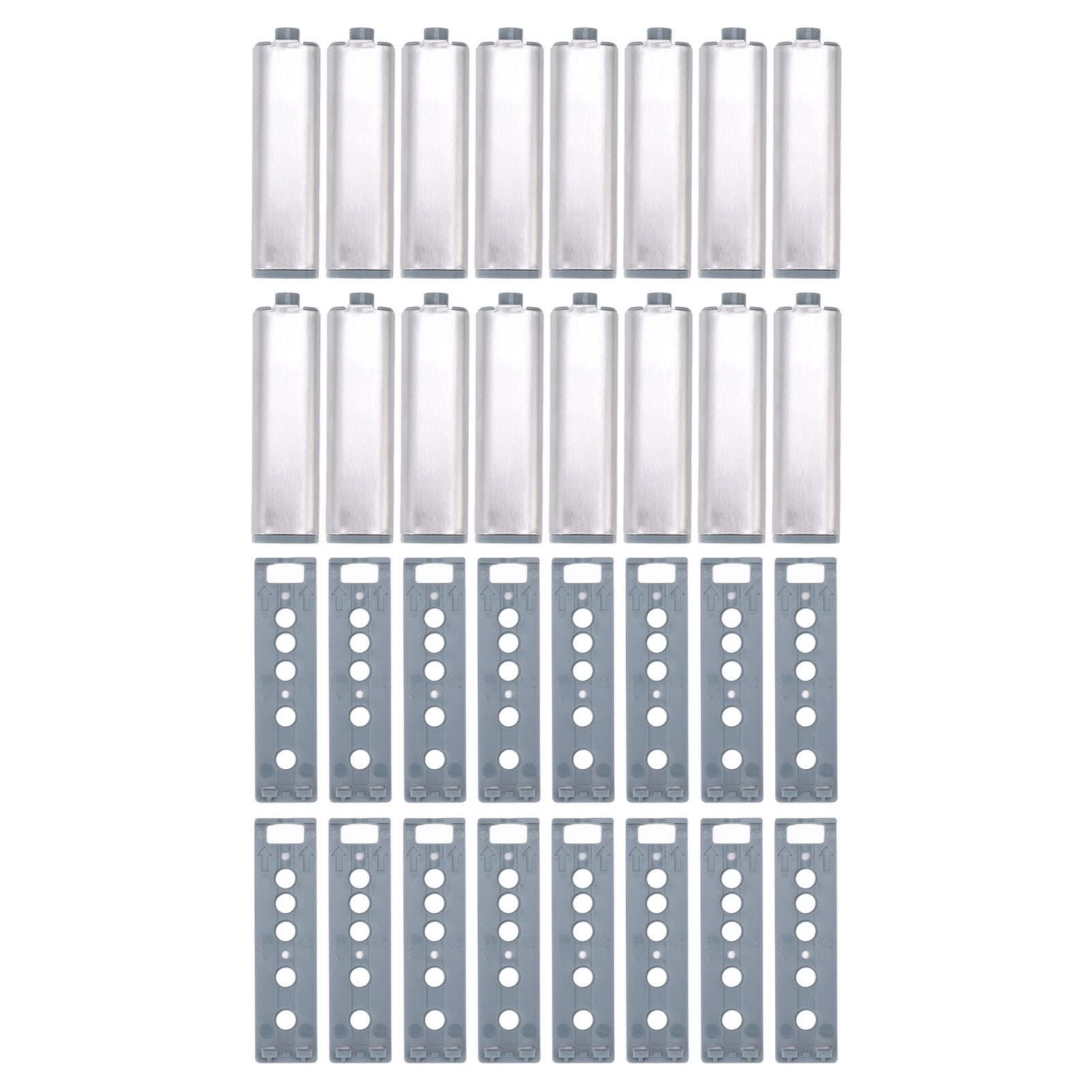 16pcs Push Open Latch Heavy Duty Stainless Steel Push Release Latch for Cabinet Closet Door Drawer - Image 2