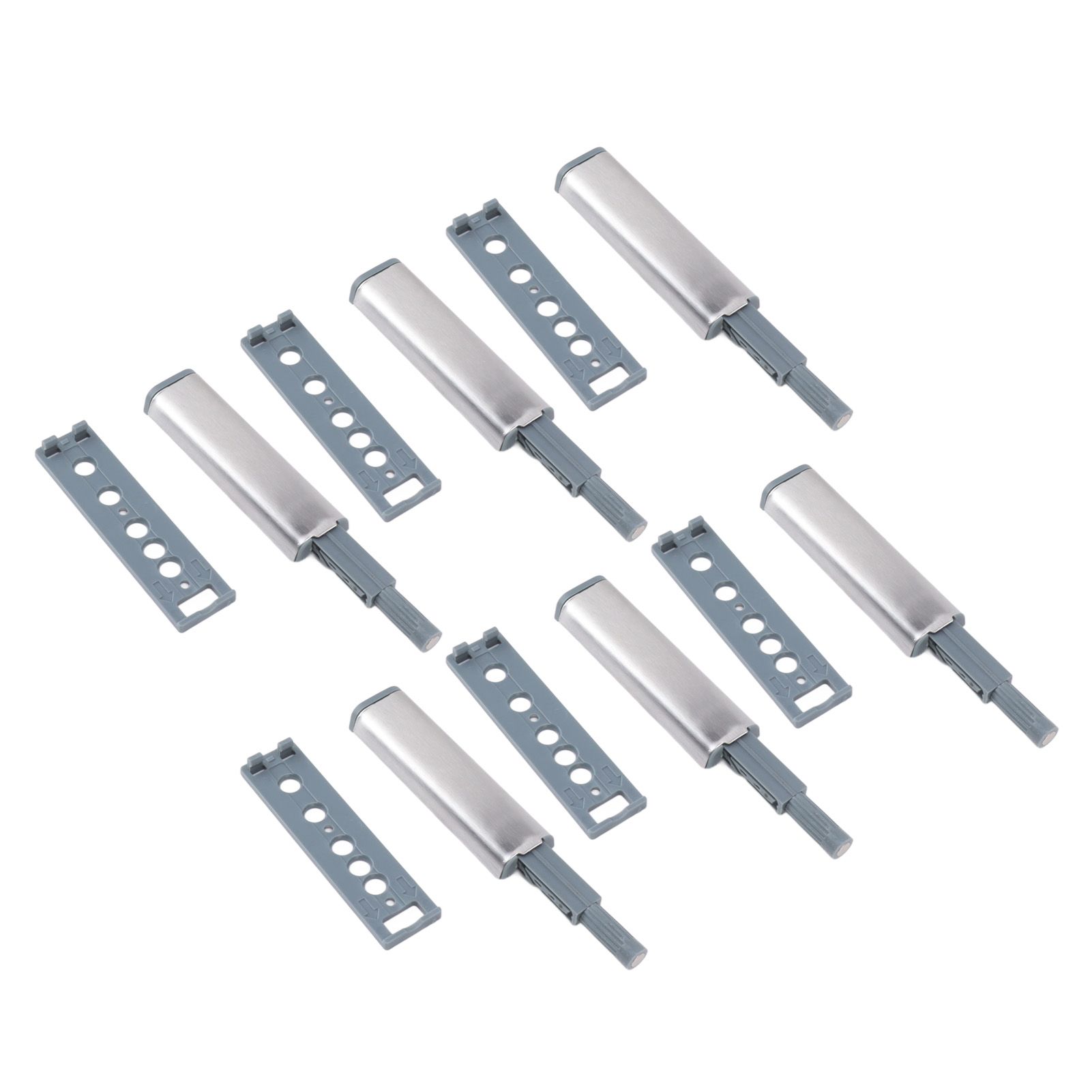 16pcs Push Open Latch Heavy Duty Stainless Steel Push Release Latch for Cabinet Closet Door Drawer - Image 6
