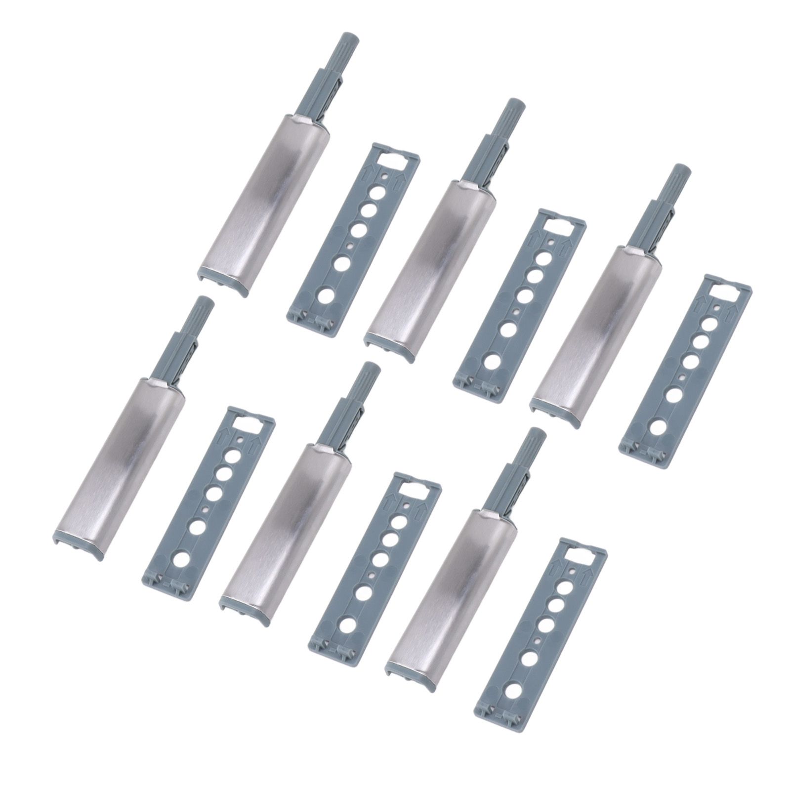 16pcs Push Open Latch Heavy Duty Stainless Steel Push Release Latch for Cabinet Closet Door Drawer - Image 7