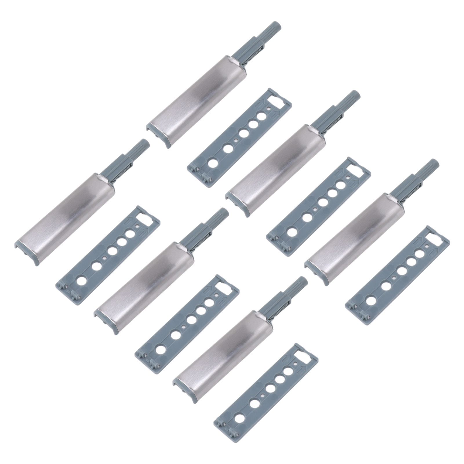 16pcs Push Open Latch Heavy Duty Stainless Steel Push Release Latch for Cabinet Closet Door Drawer - Image 8