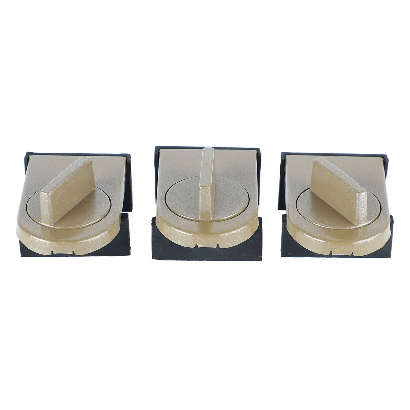 3PCS Sliding Window Locks Aluminum Alloy Safety Lock for Home Bedroom Bathroom Office Brown - Image 5