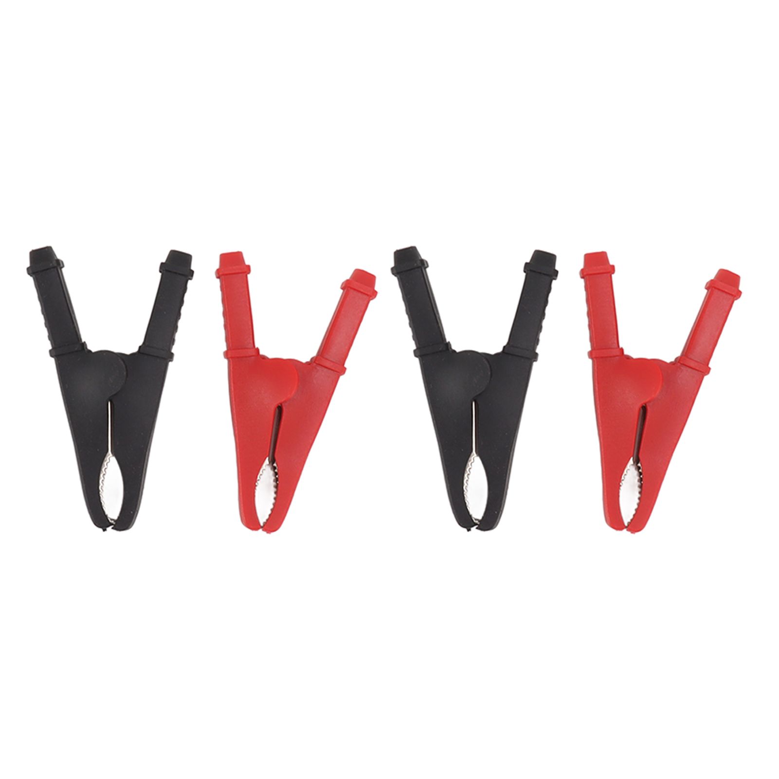 4Pcs Crocodile Clamps Good Conductivity Low Resistance Nickel Plated Crocodile Clips for Car School 1000V - Image 1