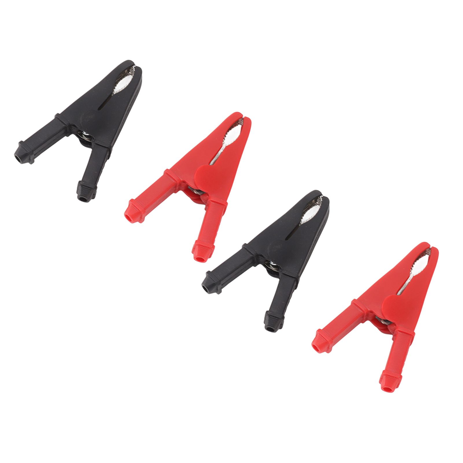 4Pcs Crocodile Clamps Good Conductivity Low Resistance Nickel Plated Crocodile Clips for Car School 1000V - Image 2