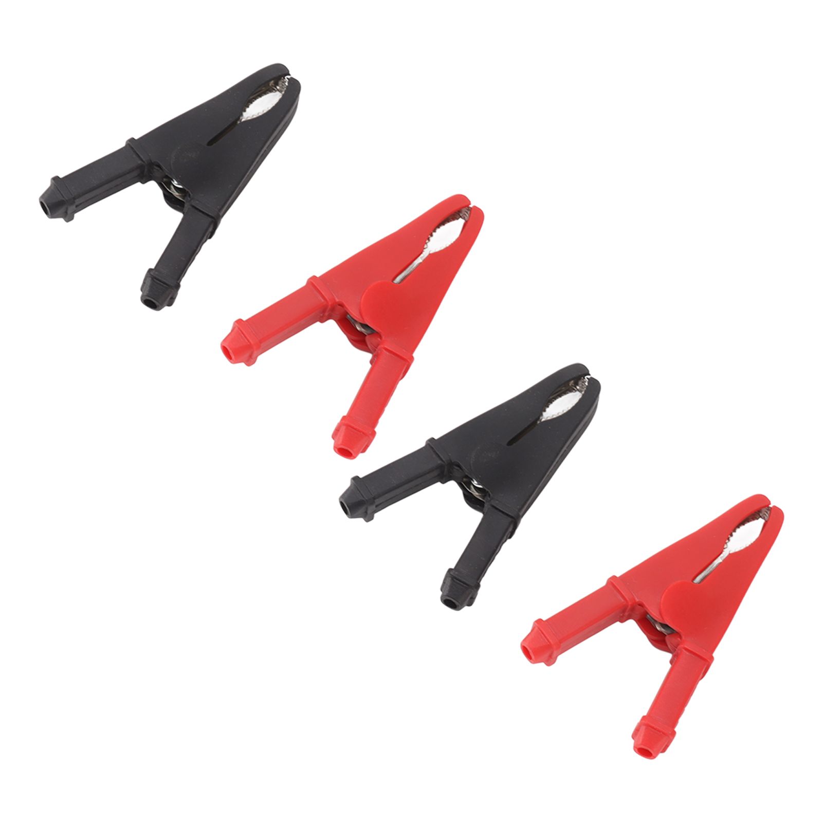 4Pcs Crocodile Clamps Good Conductivity Low Resistance Nickel Plated Crocodile Clips for Car School 1000V - Image 3