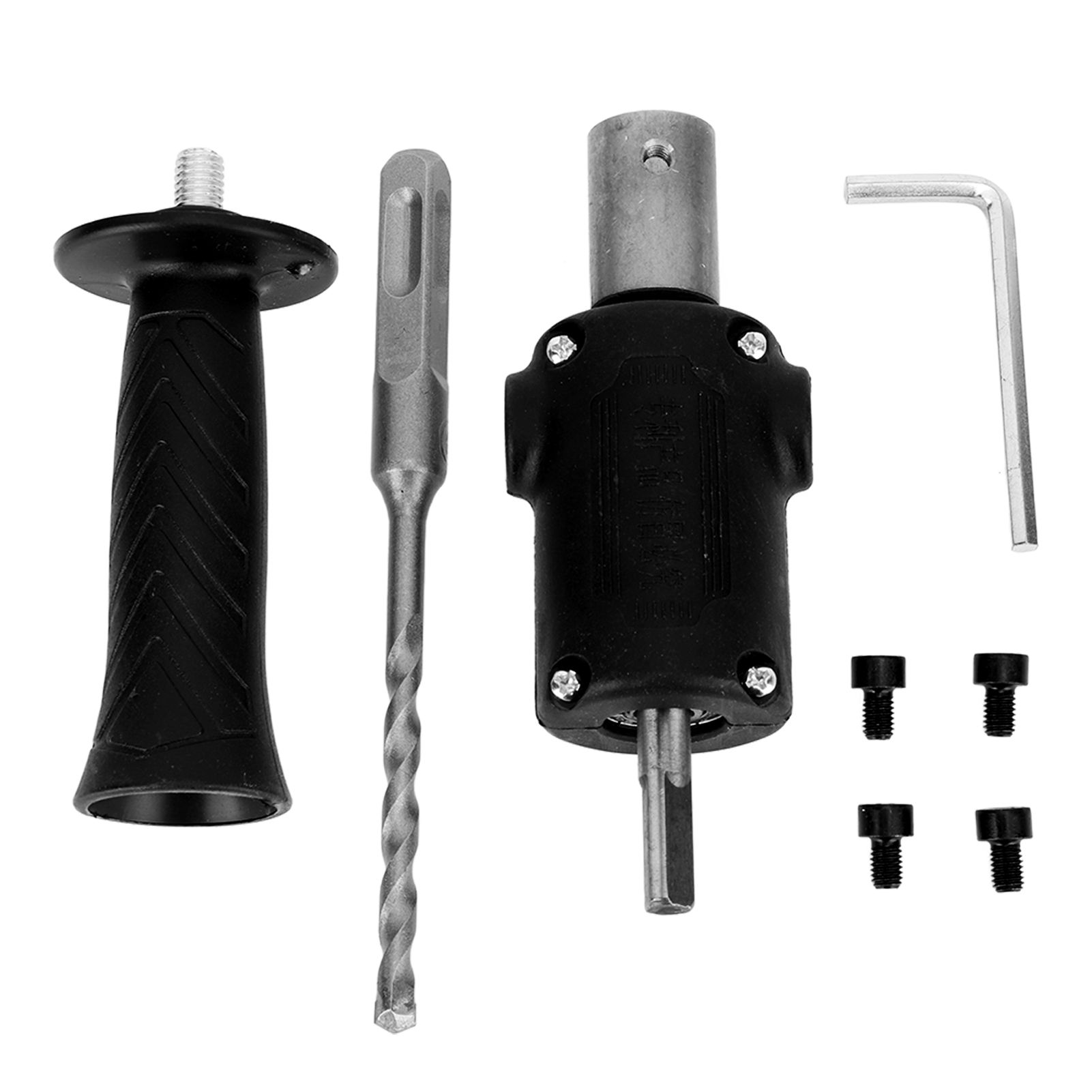 Electric Hammer Conversion Head Electric Rotary Hammer Drill Head Electric Hammer Drill Bit Black - Image 1