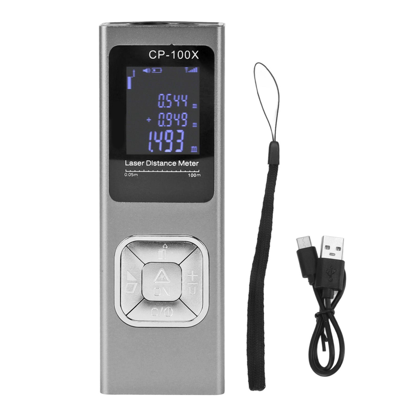 Laser Distance Meter Ultra Thin Rechargeable High Accuracy Mini Digital Laser Measurement Tool for Indoor - Image 1