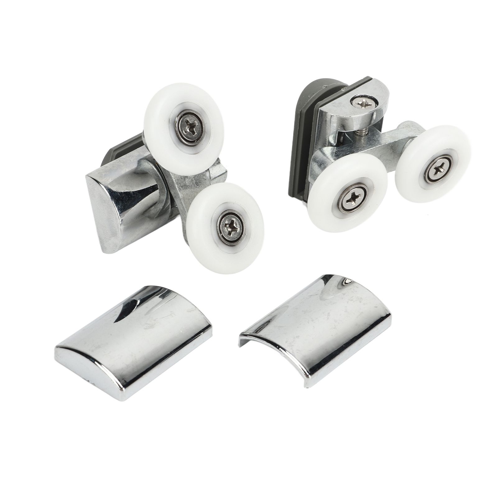 23mm Sliding Door Pulley Bathroom Closet Glass Door Hanging Swing Wheel Upper Lower Roller Kit - Image 3