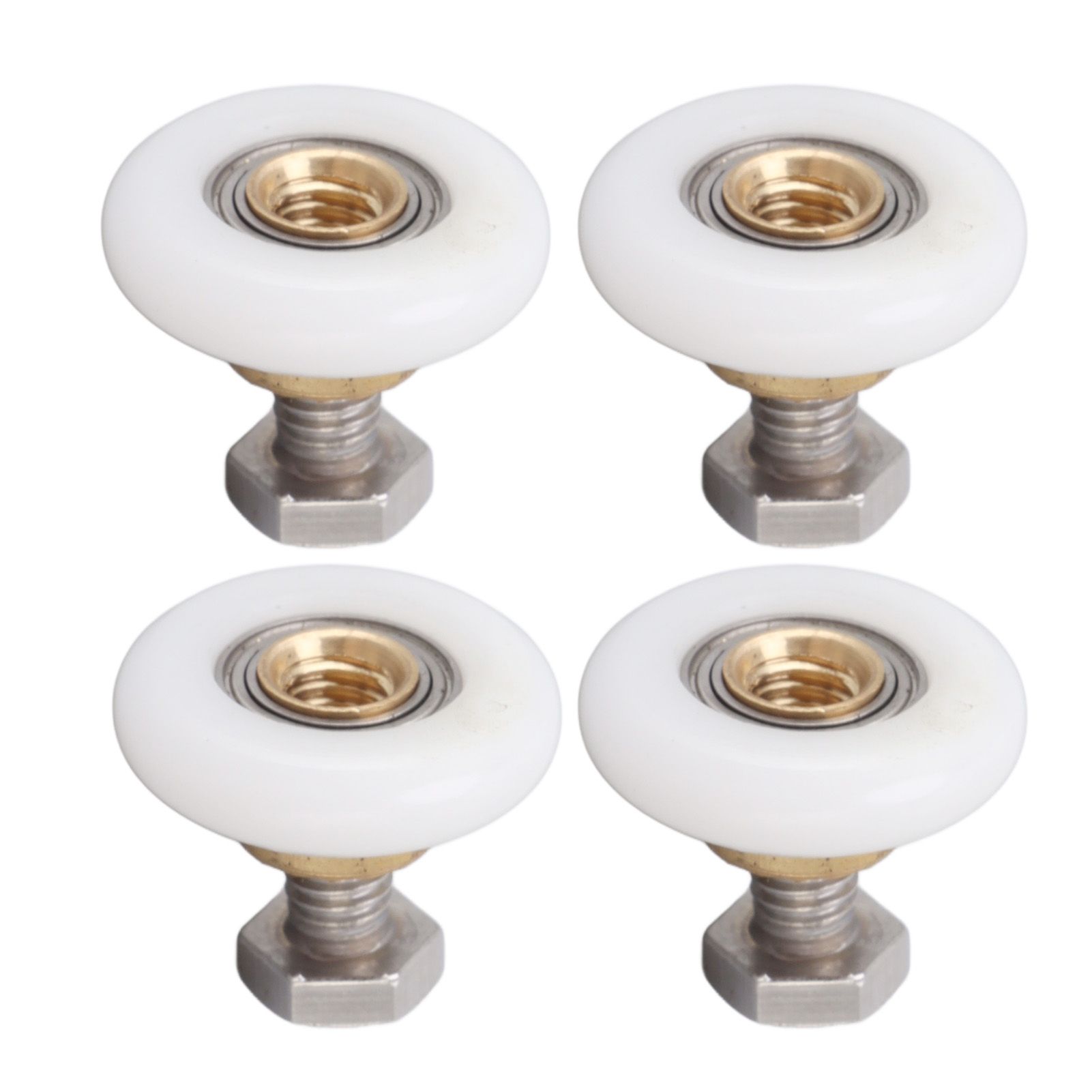 4 Set Shower Door Rollers Runners Wheels Bathroom Glass Door Rollers Runners Pulleys Wheels Replacement Part 25mm - Image 5