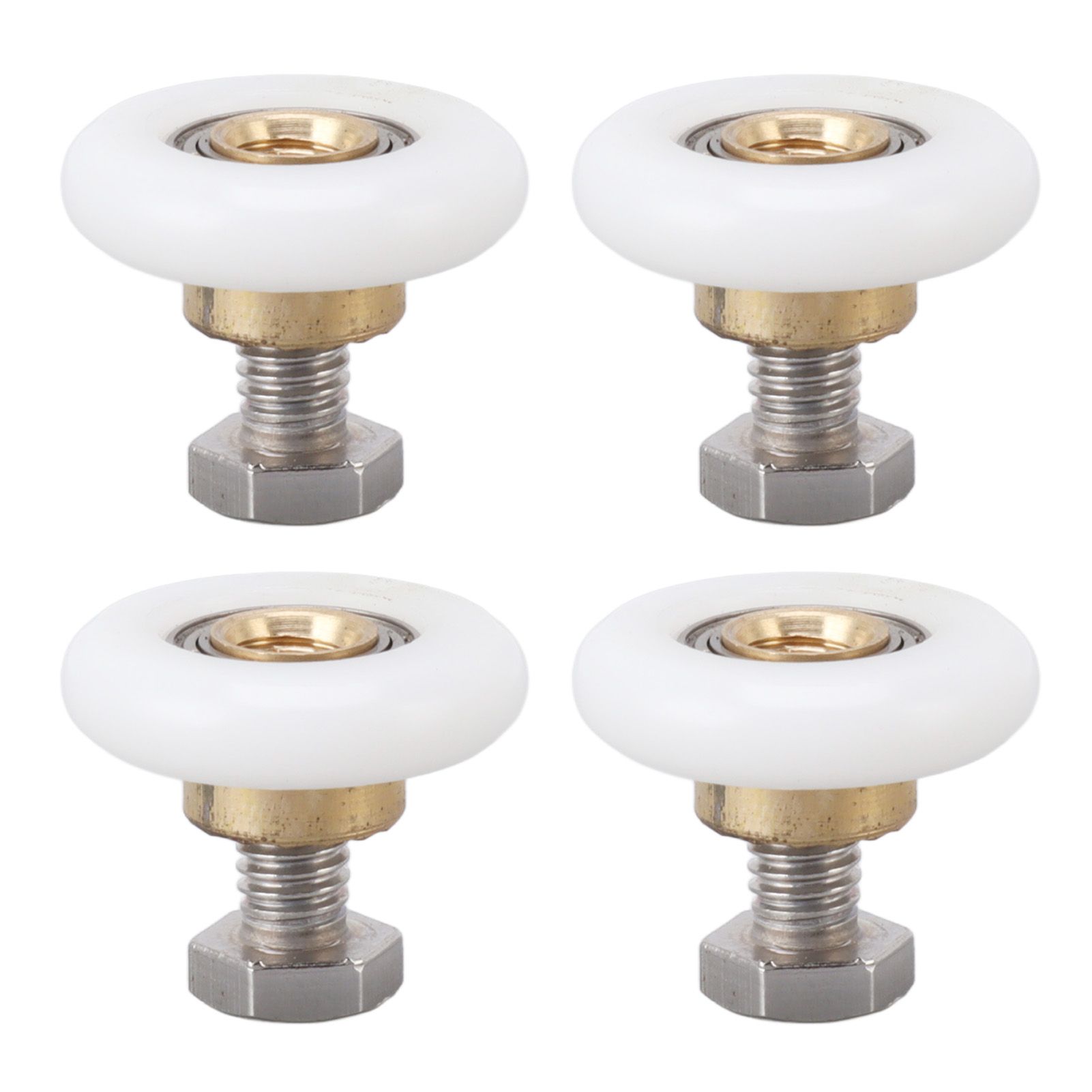4 Set Shower Door Rollers Runners Wheels Bathroom Glass Door Rollers Runners Pulleys Wheels Replacement Part 27mm - Image 8