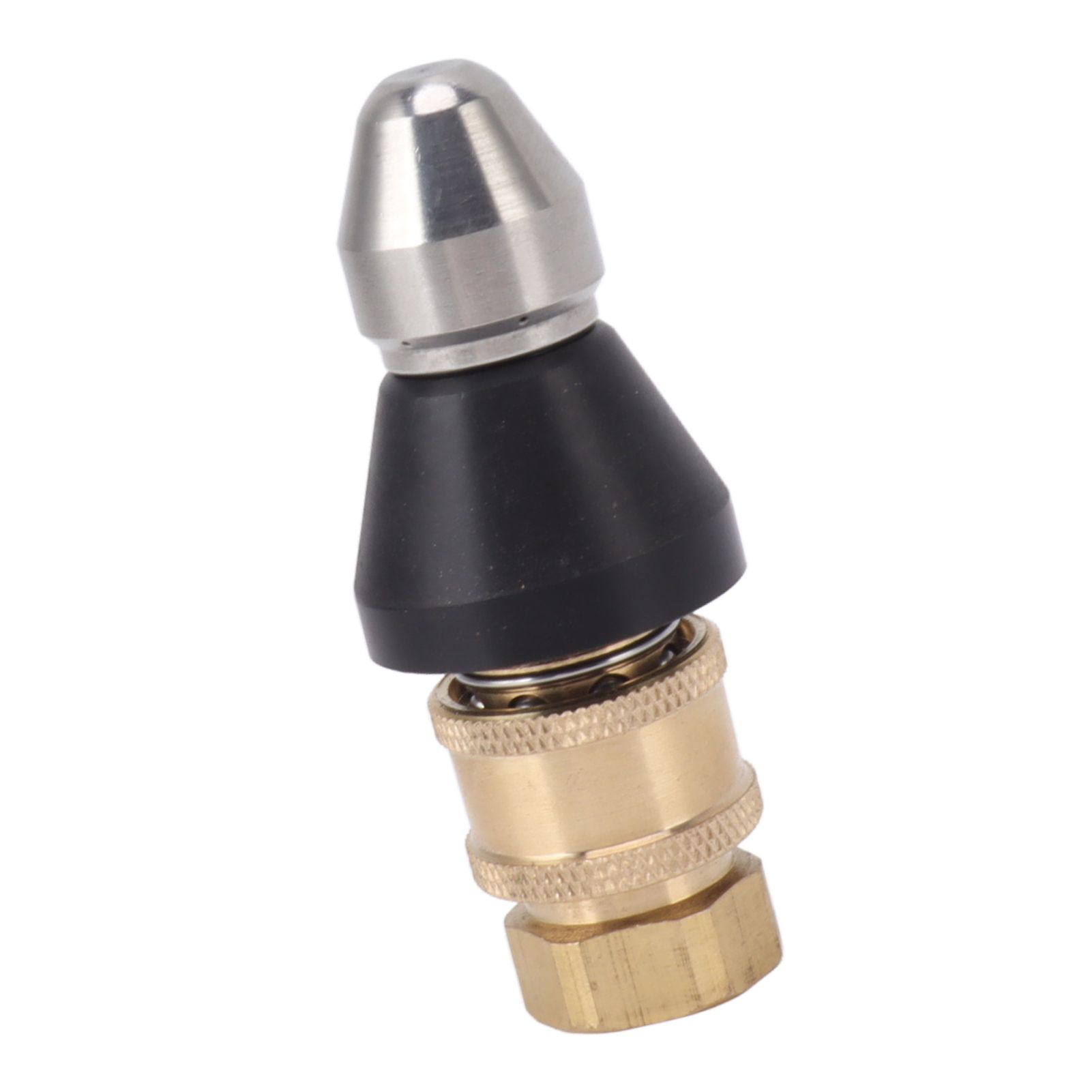 G1/4 Sewer Pipe Cleaning Nozzle Stainless Steel Durable G3/8 Female Thread Adapter Pressure Sewer Jetter Nozzle - Image 6