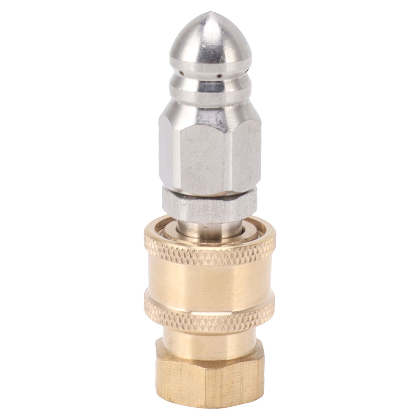 Compact Sewer Nozzle G1/4 Quick Insert Drain Hose Nozzle Pressure Washer Nozzle Fittings Sewer for Internal Thread G3/8 - Image 4