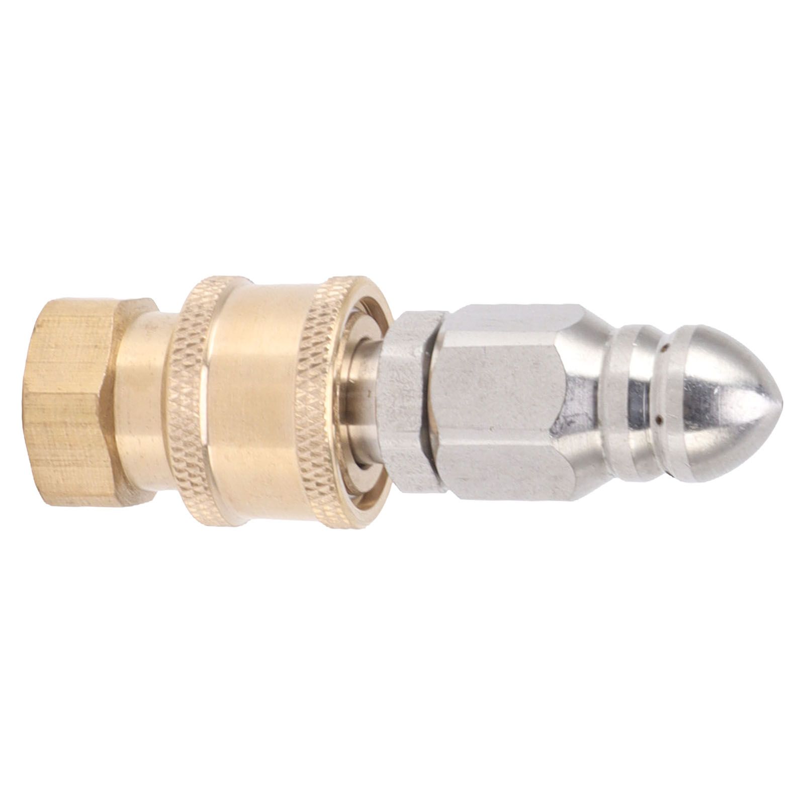 Compact Sewer Nozzle G1/4 Quick Insert Drain Hose Nozzle Pressure Washer Nozzle Fittings Sewer for Internal Thread G3/8 - Image 5