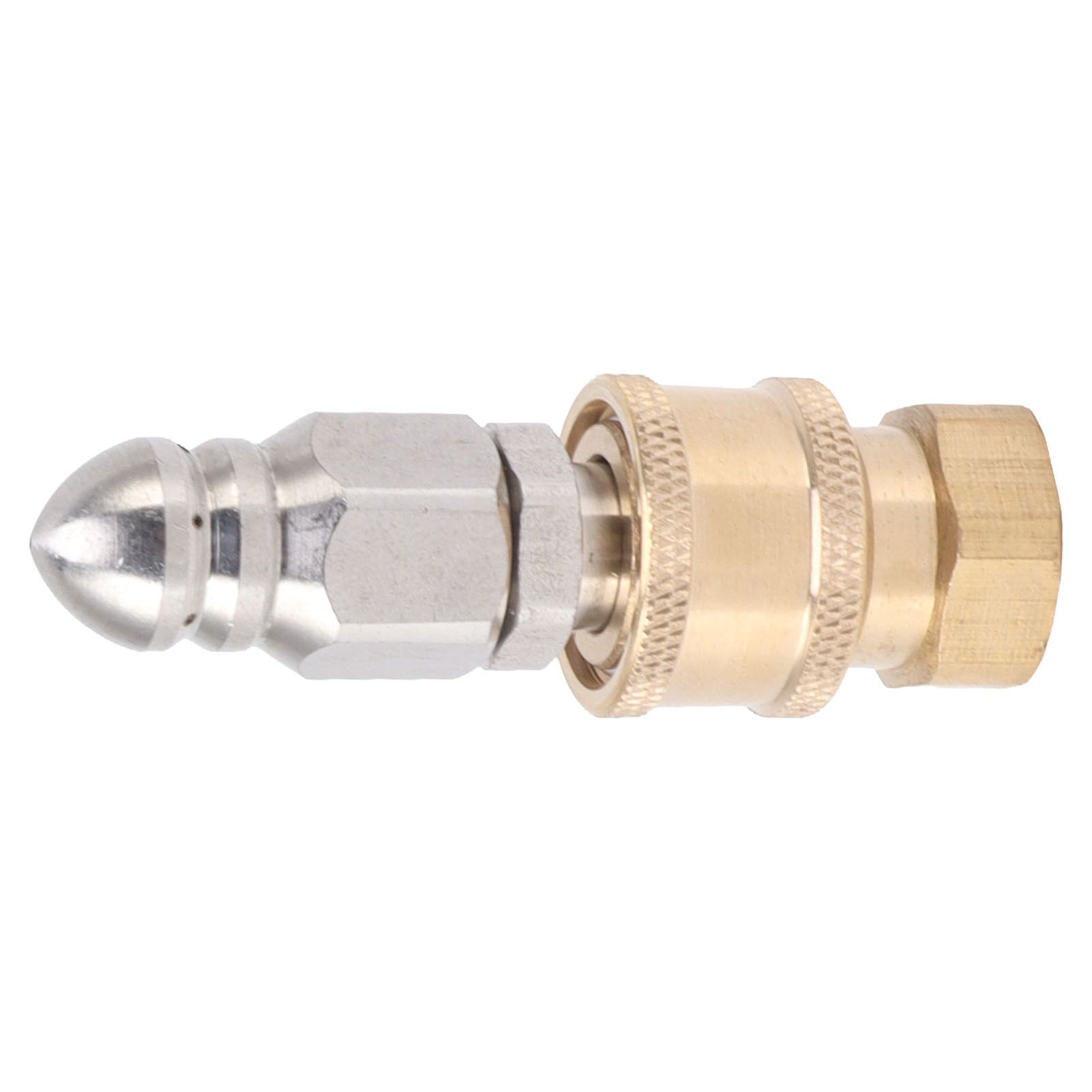 Compact Sewer Nozzle G1/4 Quick Insert Drain Hose Nozzle Pressure Washer Nozzle Fittings Sewer for Internal Thread G3/8 - Image 6