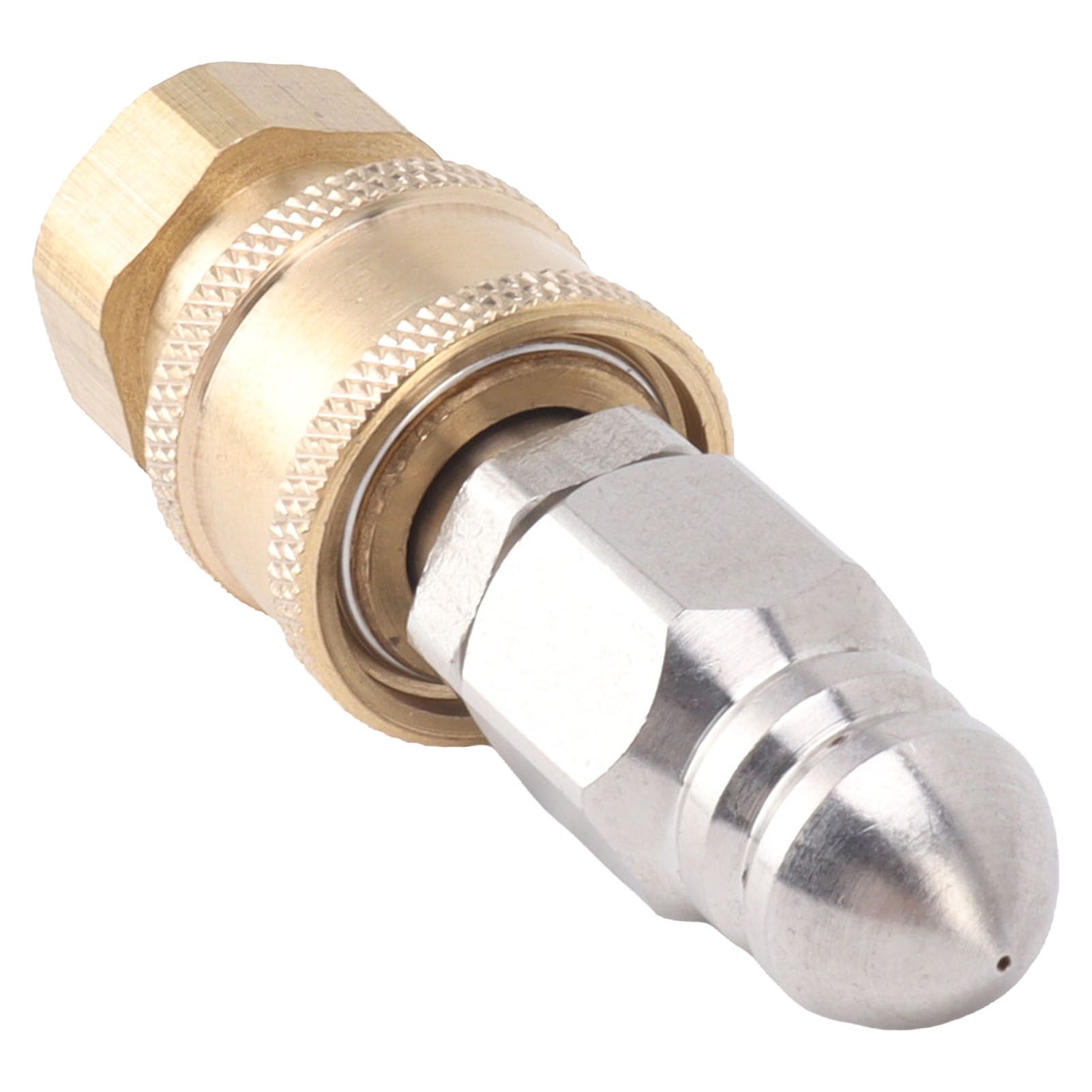 Compact Sewer Nozzle G1/4 Quick Insert Drain Hose Nozzle Pressure Washer Nozzle Fittings Sewer for Internal Thread G3/8 - Image 7