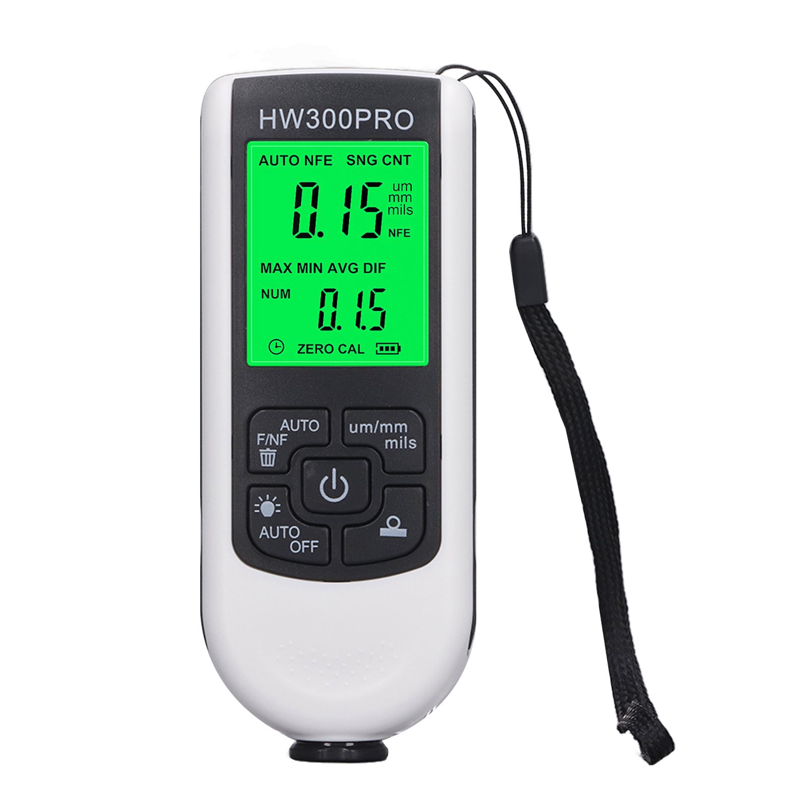 Coating Thickness Gauge High Accuracy Paint Depth Gauge Meter Antislip Thickness Meter Gauge White - Image 8