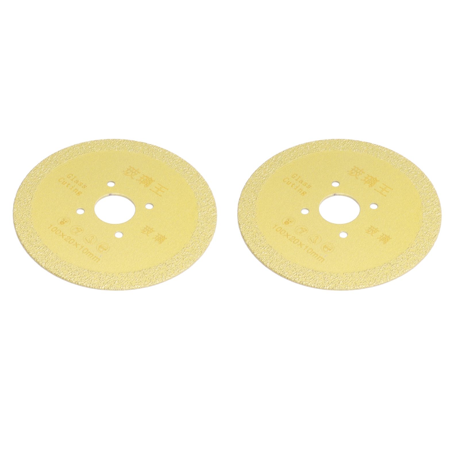 2Pcs Cutting Saw Blade 100mm Diamond Ceramic Saw Blade Porcelain Cutting Blade for Angle Grinder Cutting Machine 100x10mm / 3.9x0.4in - Image 5