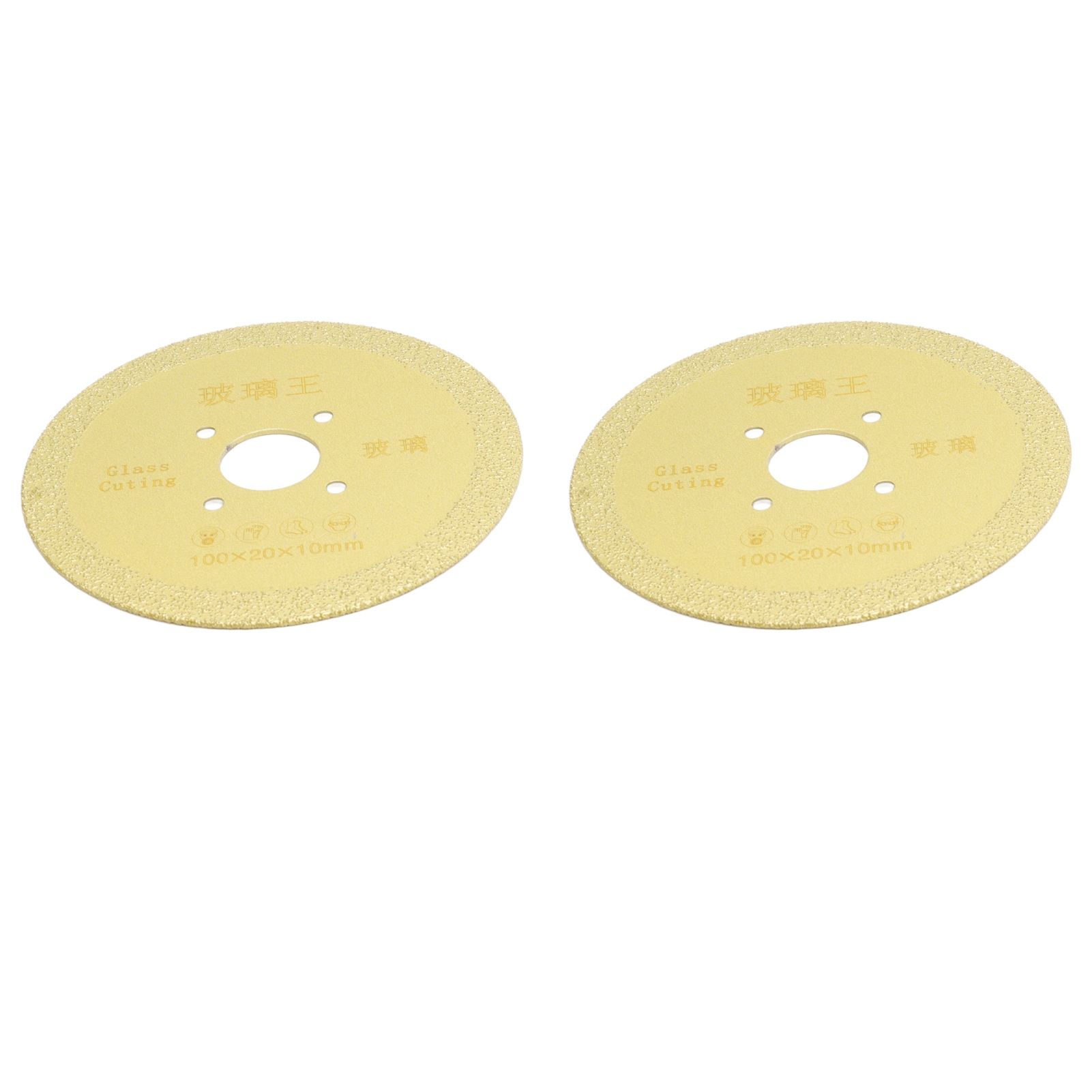 2Pcs Cutting Saw Blade 100mm Diamond Ceramic Saw Blade Porcelain Cutting Blade for Angle Grinder Cutting Machine 100x10mm / 3.9x0.4in - Image 7